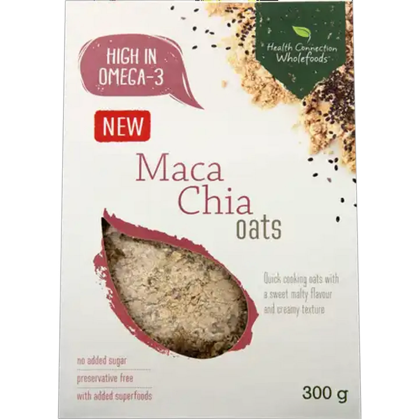 Image of Health Connection Wholefoods Maca Chia Oats 300g