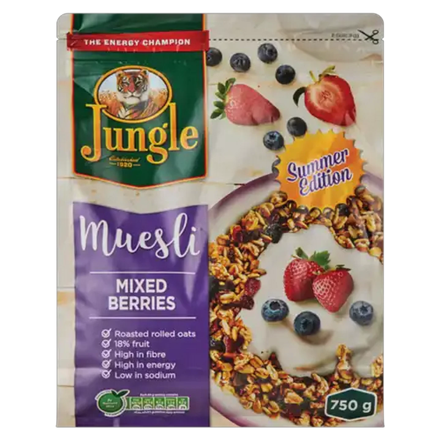 Image of Jungle Mixed Berries Muesli 750g