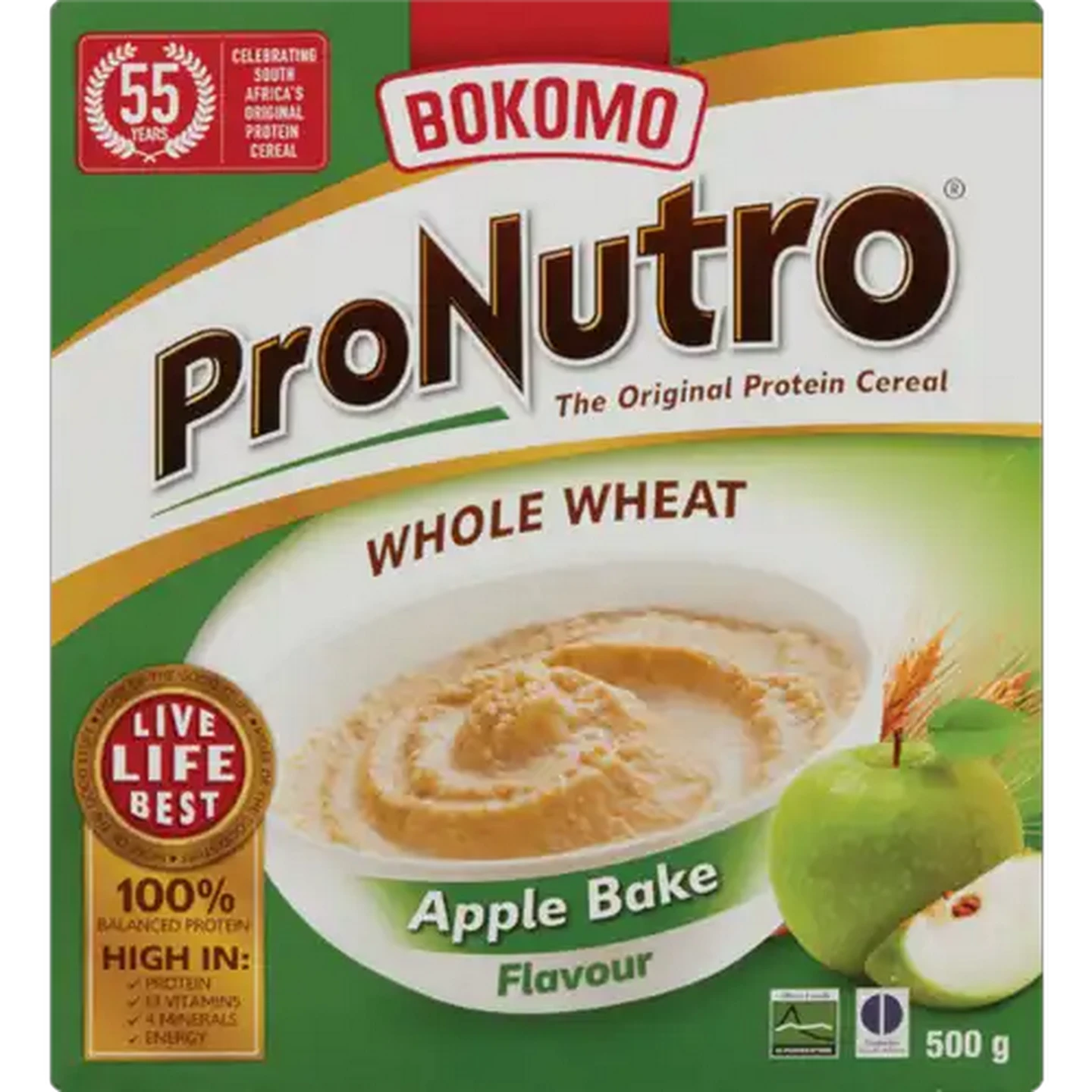 Image of ProNutro Whole Wheat Apple Bake Flavour Cereal 500g