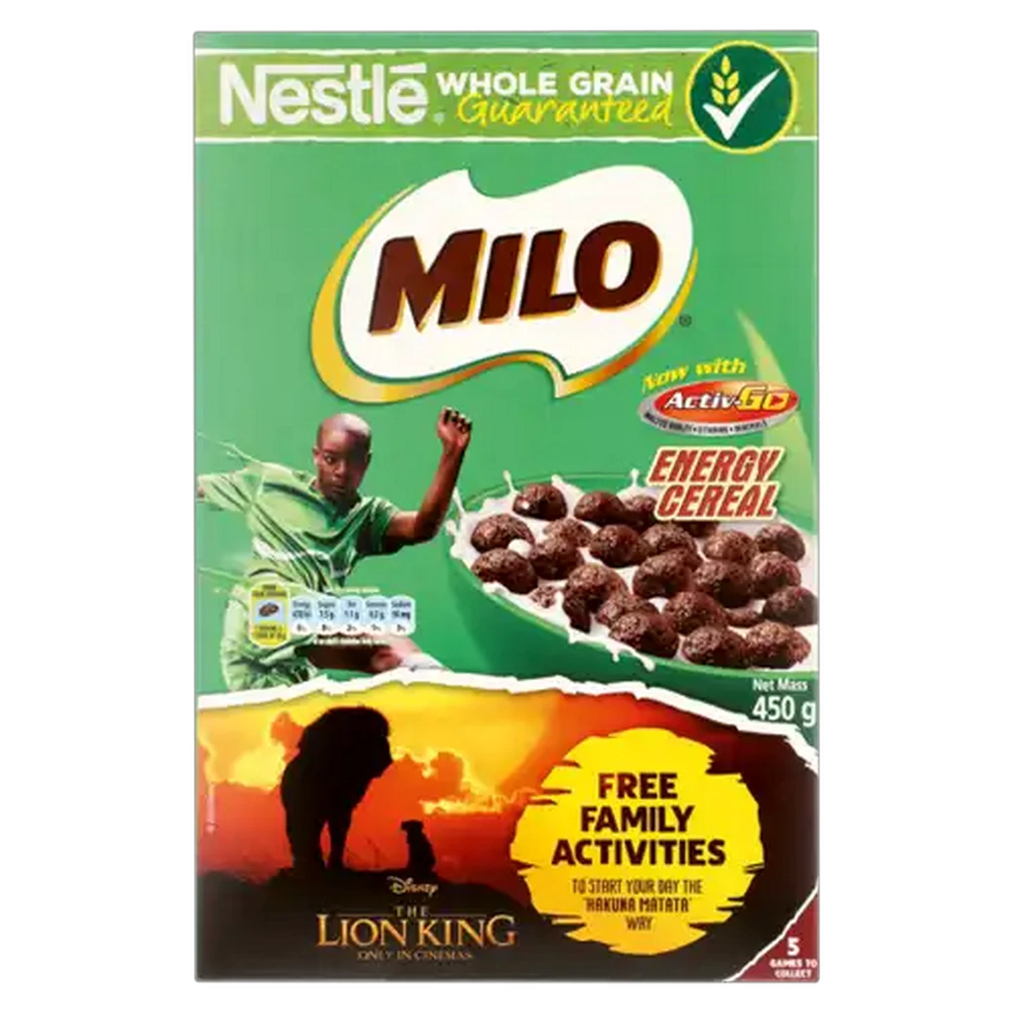 Image of Milo Energy Cereal 450g