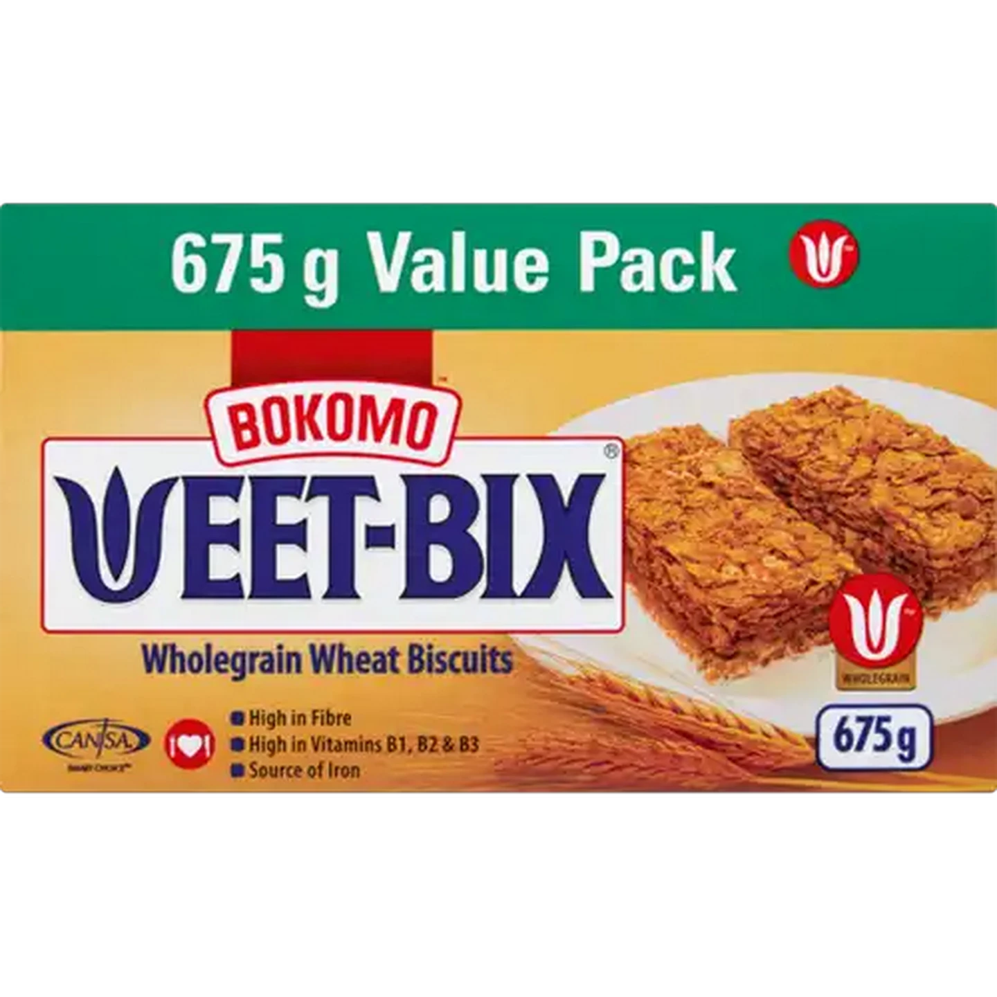 Image of Weet-Bix Whole Grain Wheat Cereal 675g