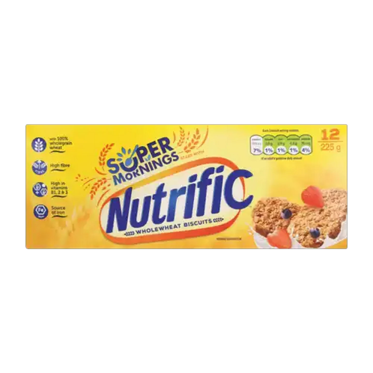 Image of Nutrific Wholewheat Biscuits Cereal 225g