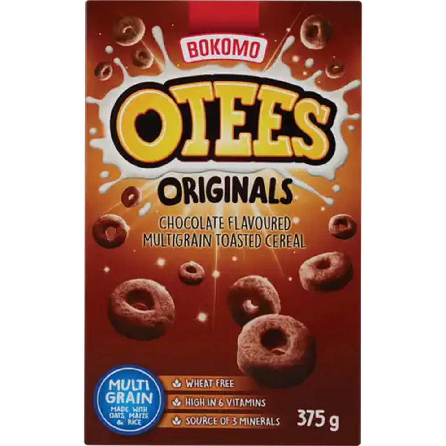 Image of OTEES Original Chocolate Flavoured Cereal 375g