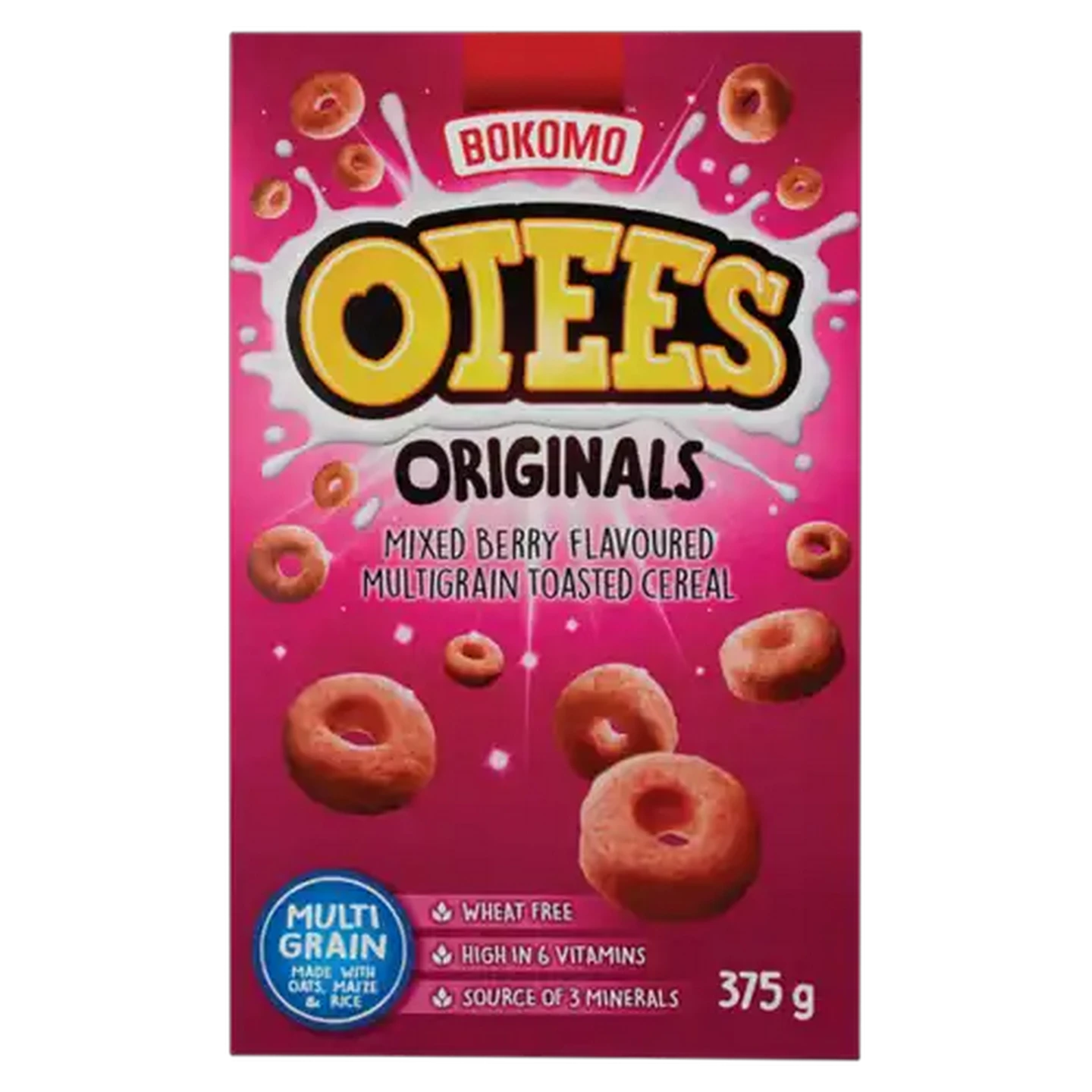 Image of OTEES Original Mixed Berry Flavoured Cereal 375g