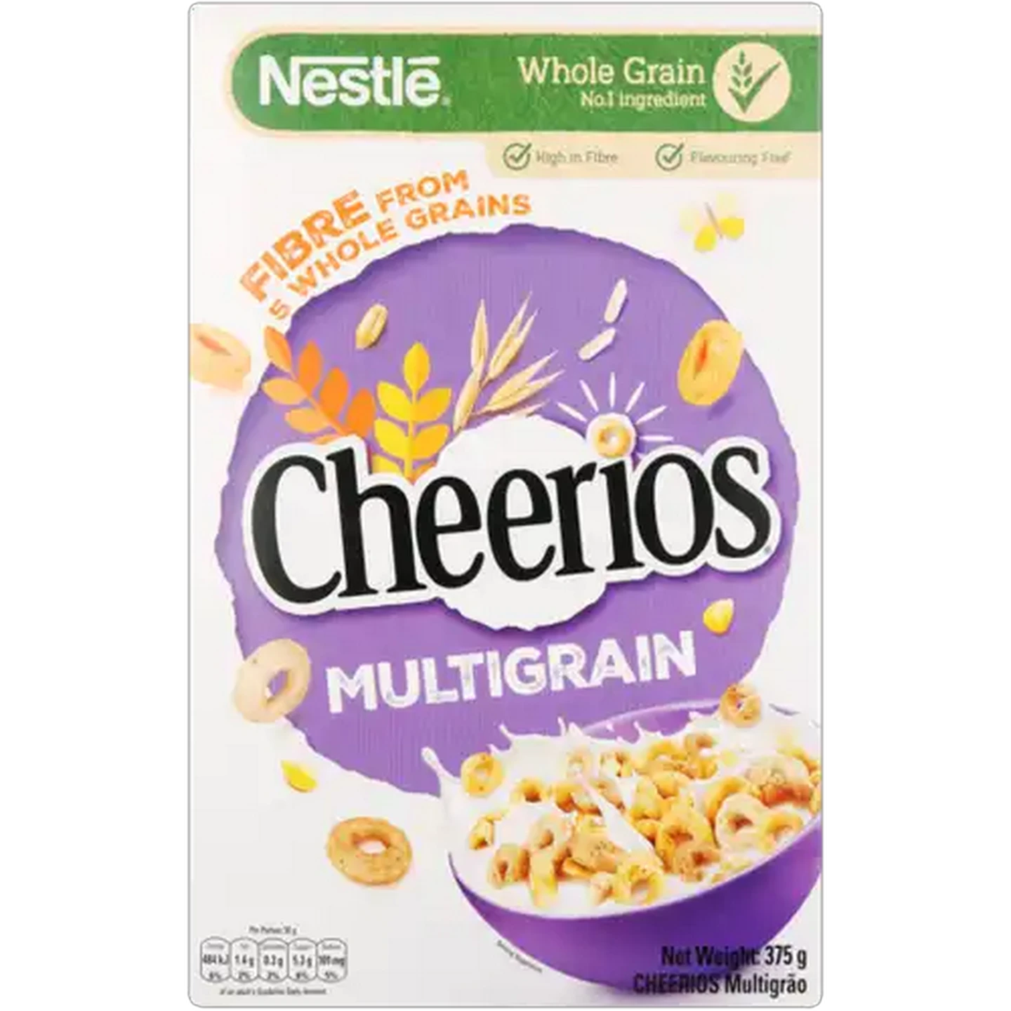 Image of Cheerios Whole Grain Multigrain Cereal Box 375g