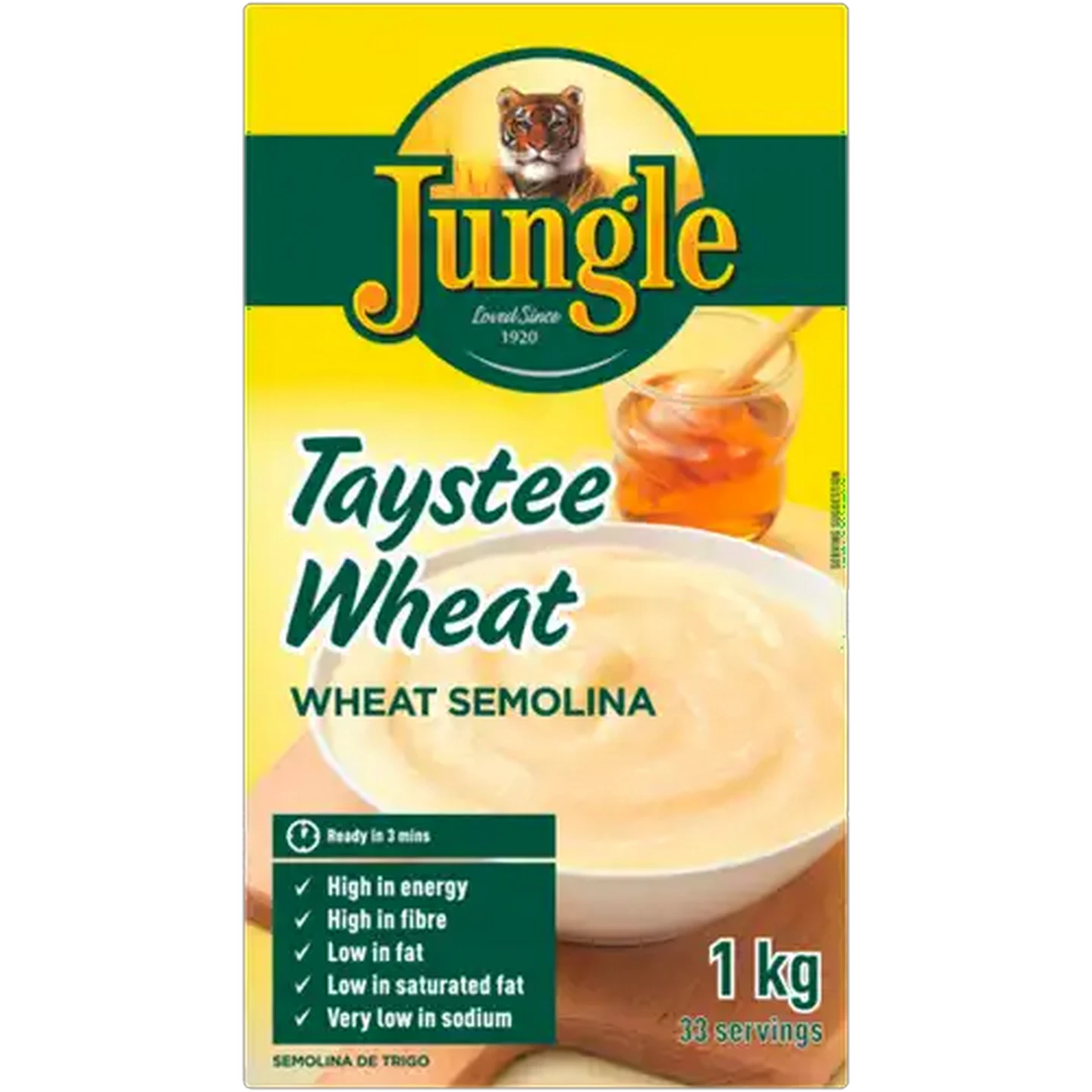Image of Jungle Taystee Wheat Semolina Porridge 1kg