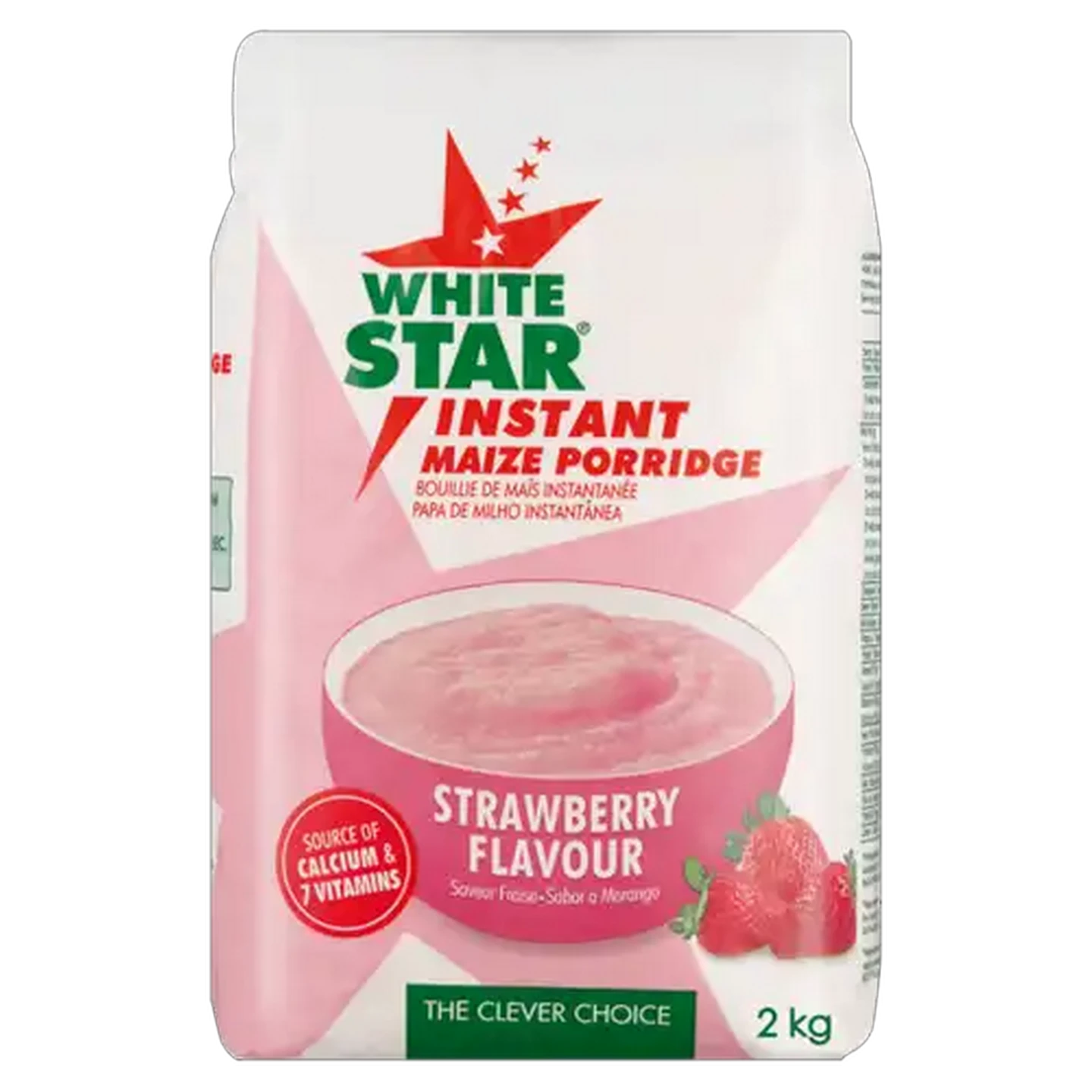 Image of White Star Instant Strawberry Flavoured Maize Porridge 2kg