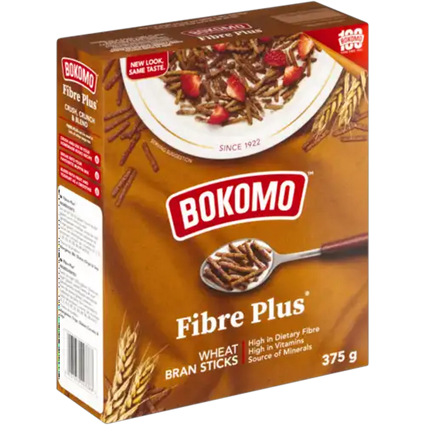 Image of Bokomo Fibre Plus Wheat Bran Sticks 375g