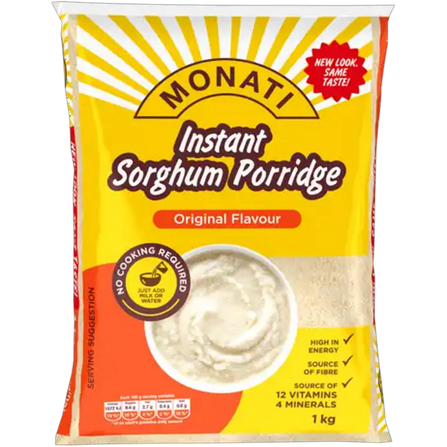 Image of Monati Mabela Original Flavoured Instant Porridge 1kg