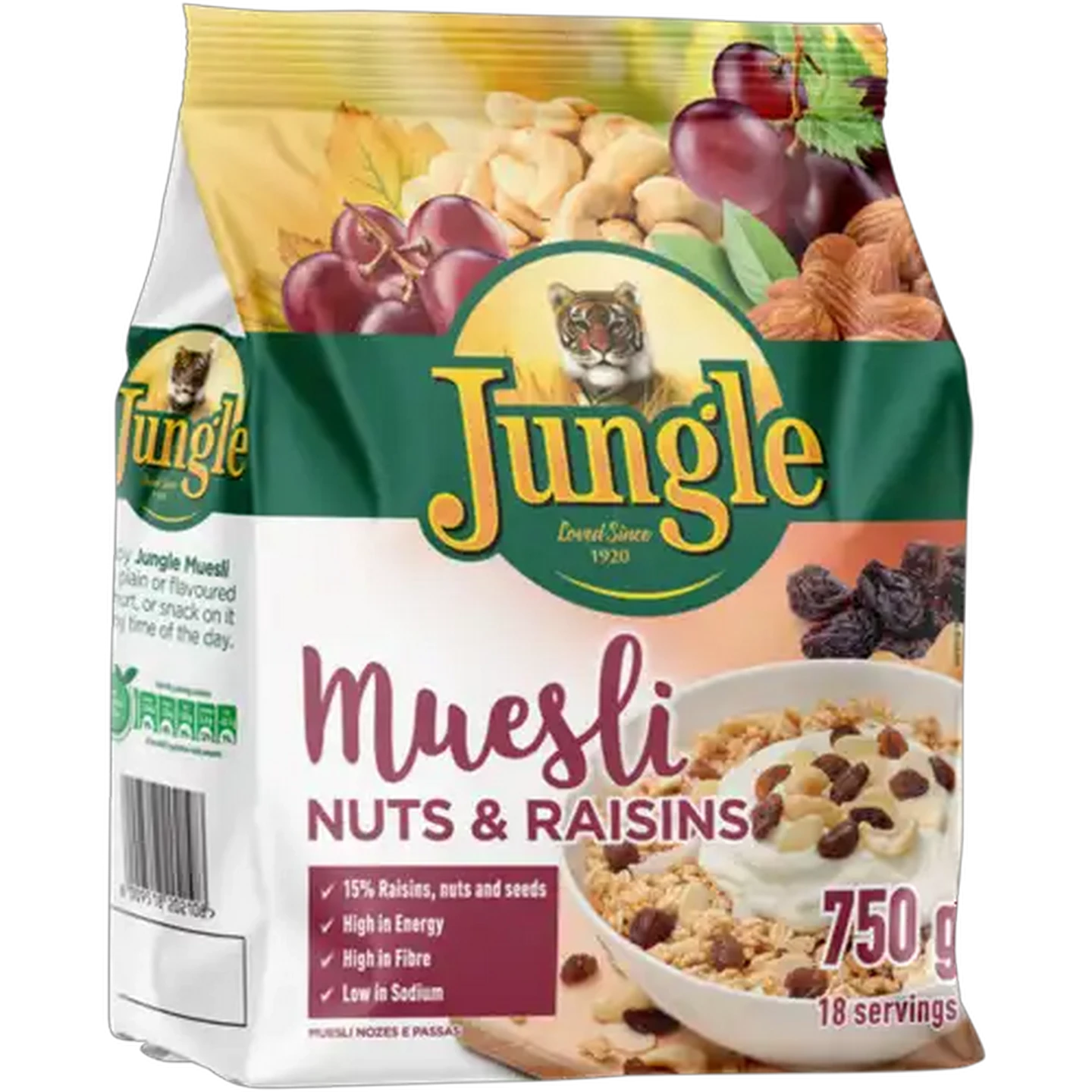 Image of Jungle Nuts & Raisins Muesli 750g