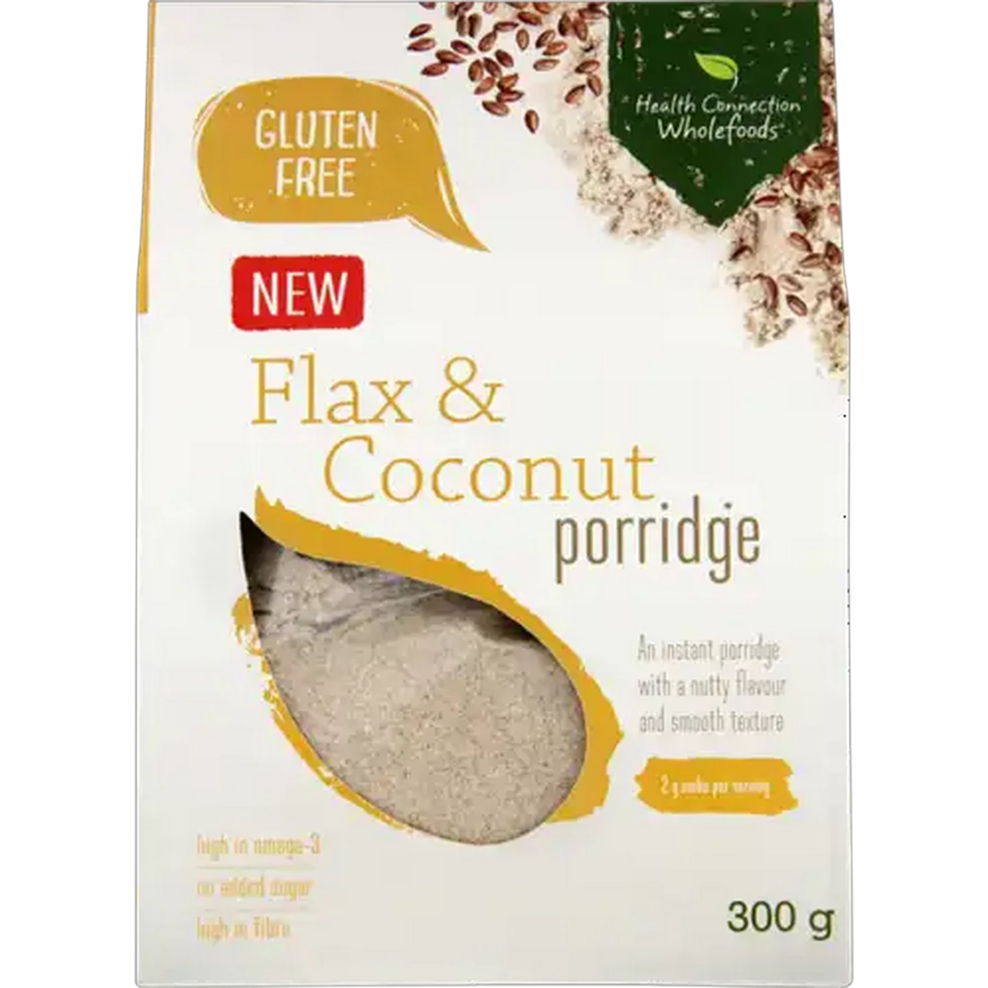 Image of Health Connection Wholefoods Gluten-Free Flax & Coconut Porridge 300g