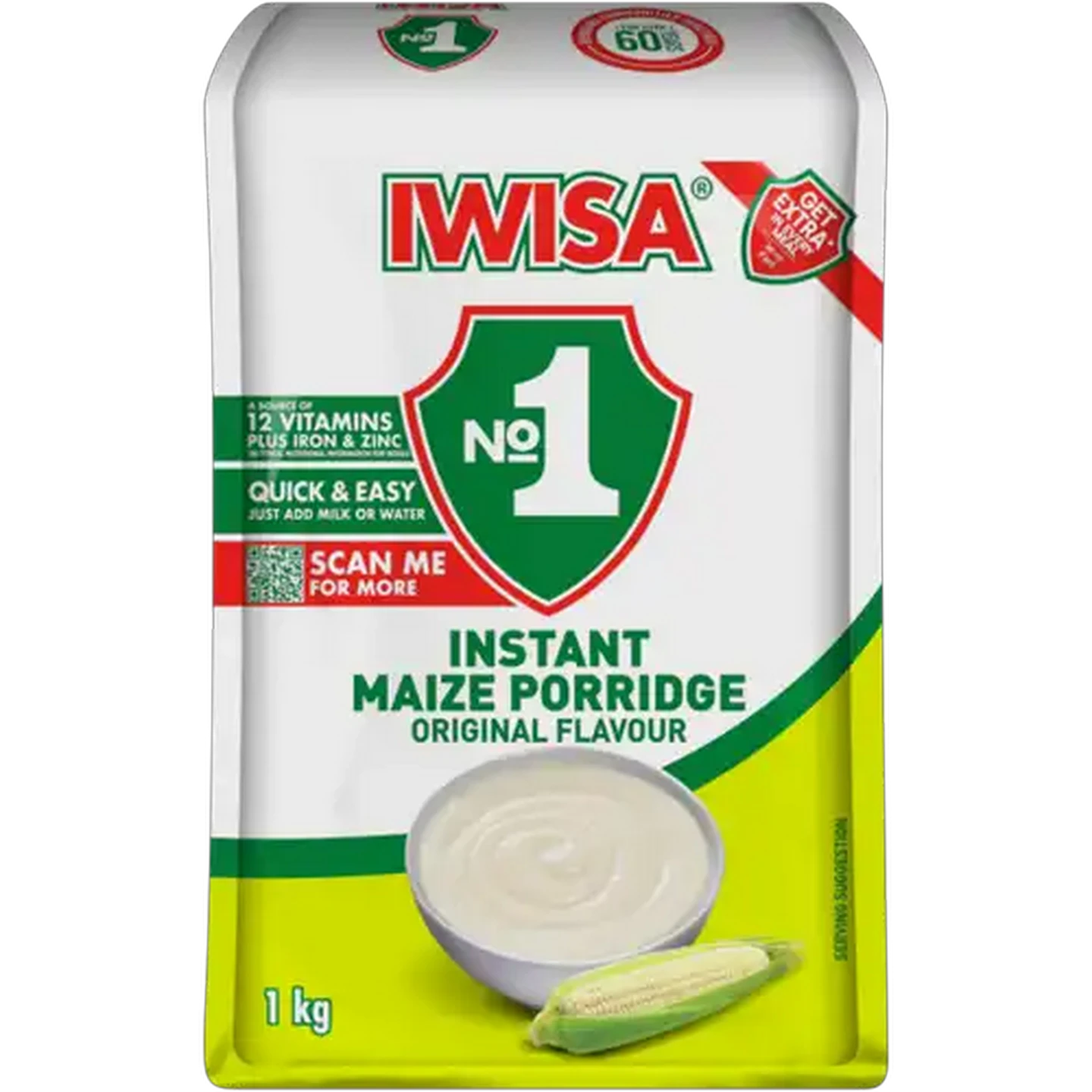 Image of Iwisa No.1 Original Instant Breakfast Porridge 1kg