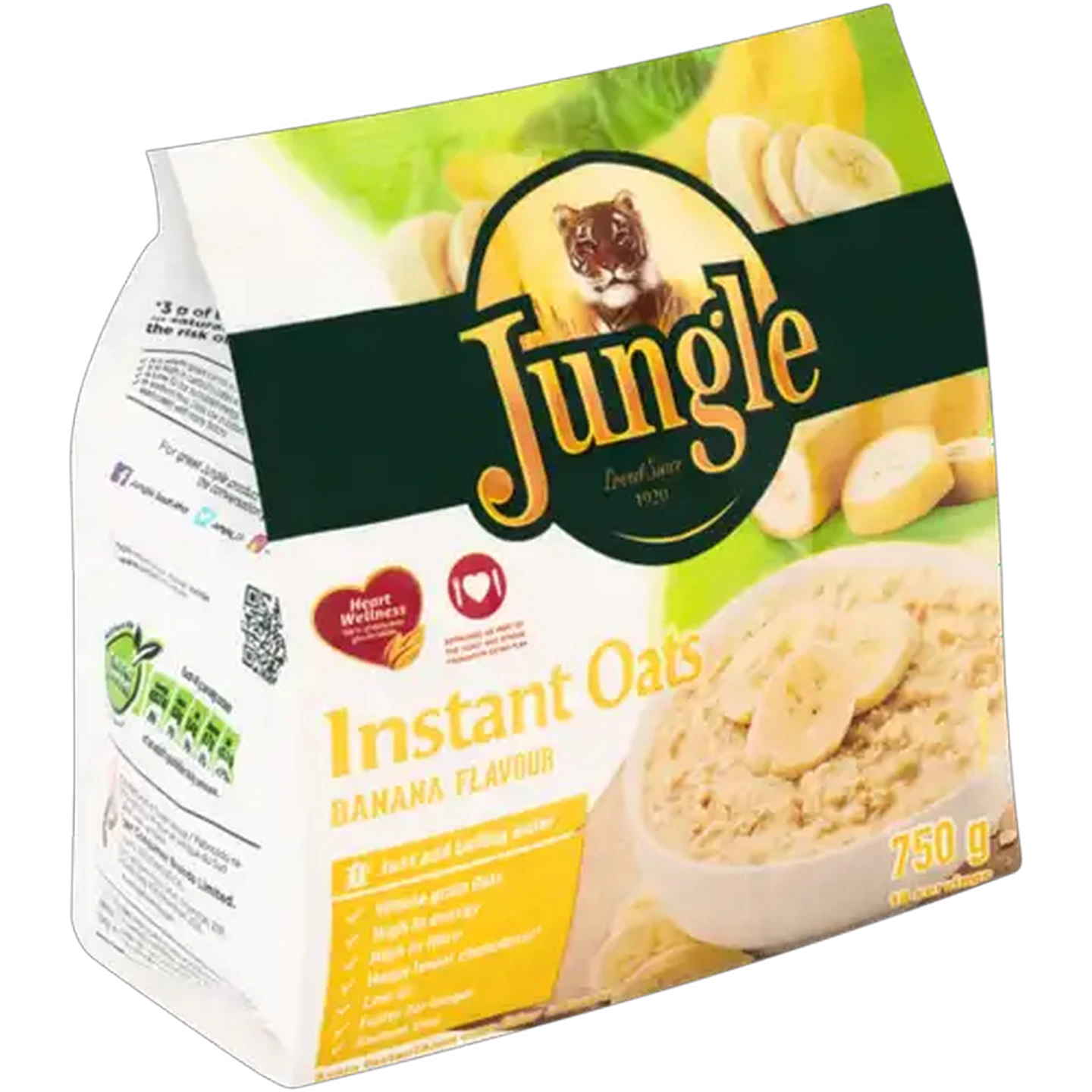 Image of Jungle Oats Instant Banana Flavoured Porridge 750g