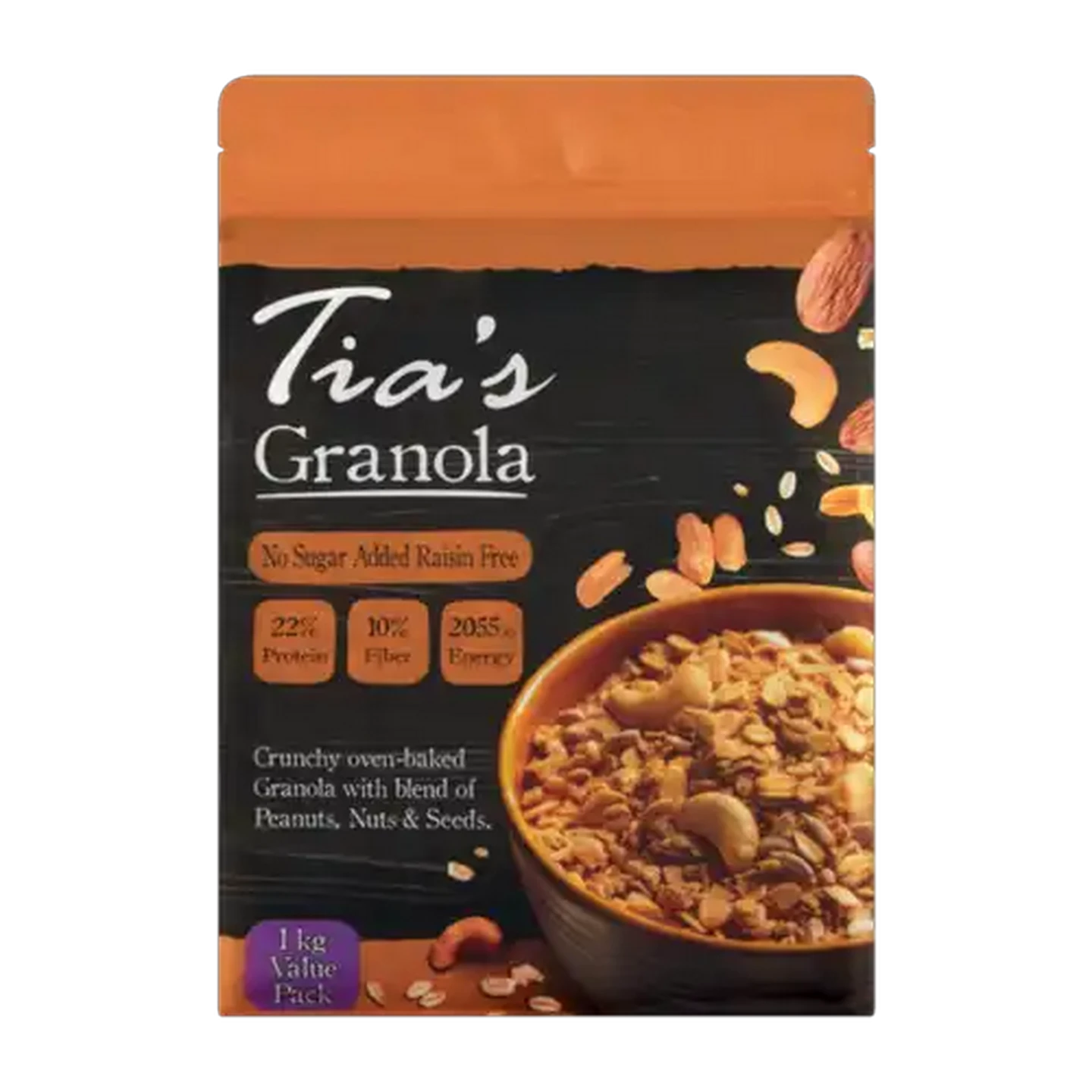 Image of Tia's Raisin Free No Added Sugar Granola 1kg