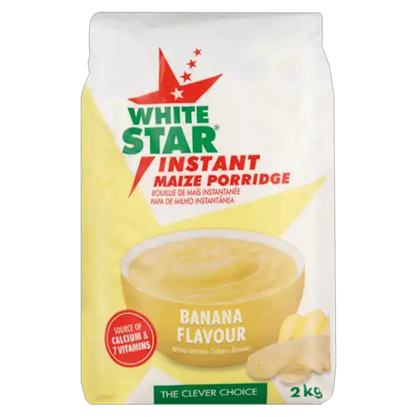 Image of White Star Instant Banana Flavoured Maize Porridge 2kg
