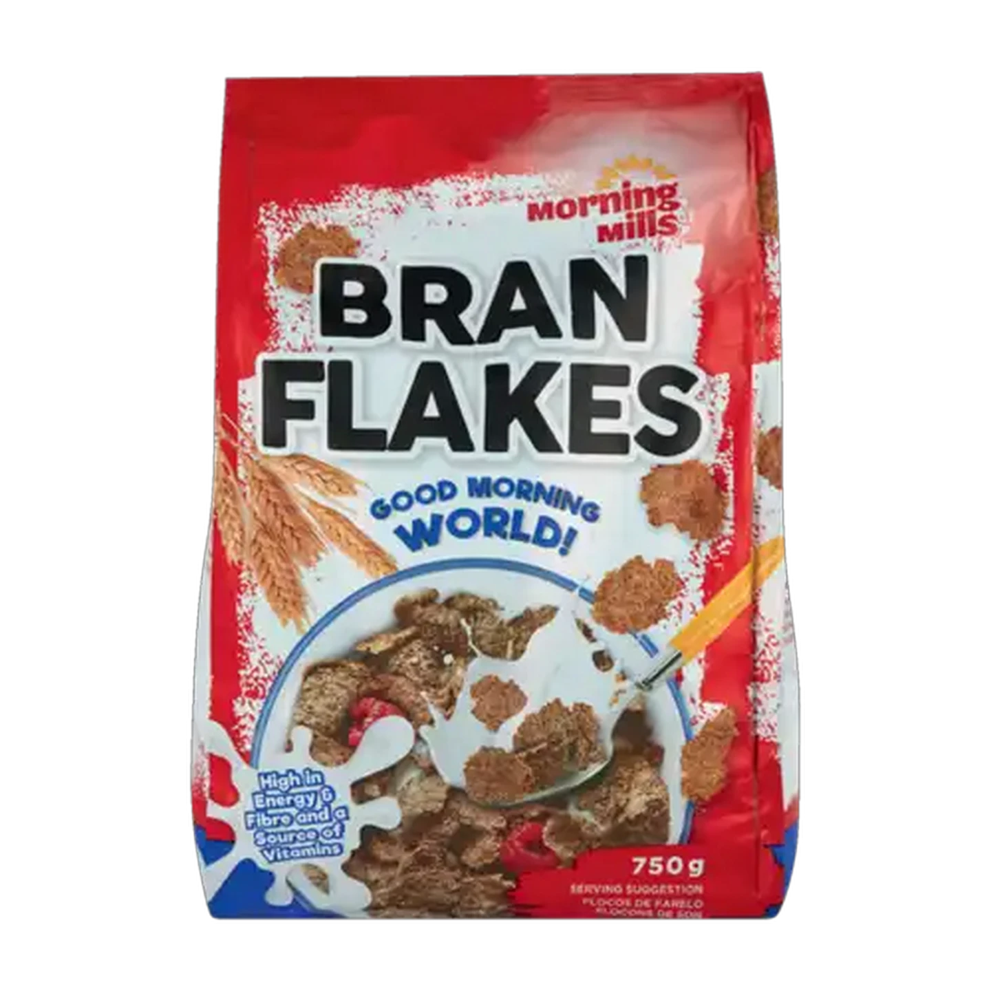 Image of Morning Mills Bran Flakes Cereal 750g