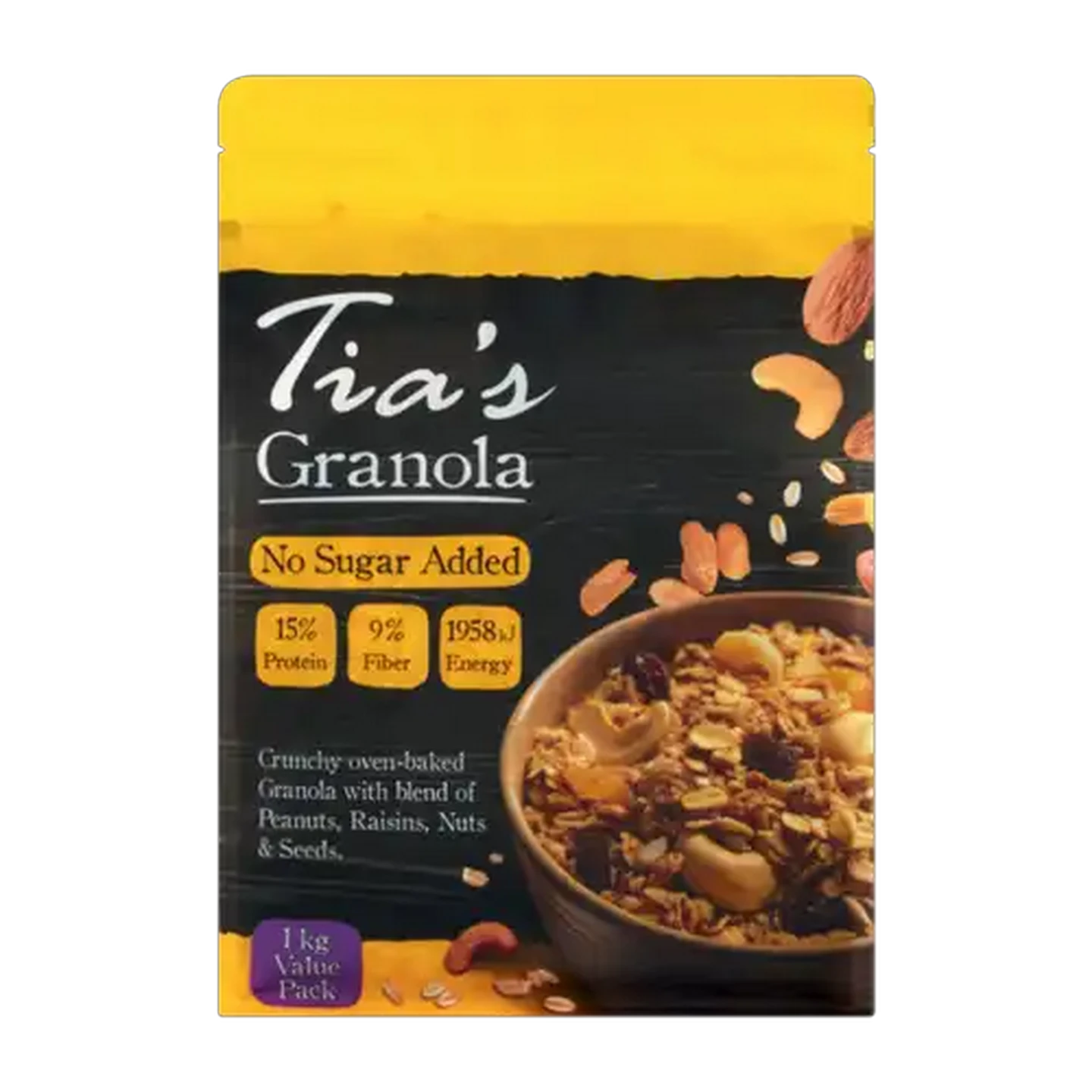 Image of Tia's Fruit & Nut No Added Sugar Granola 1kg