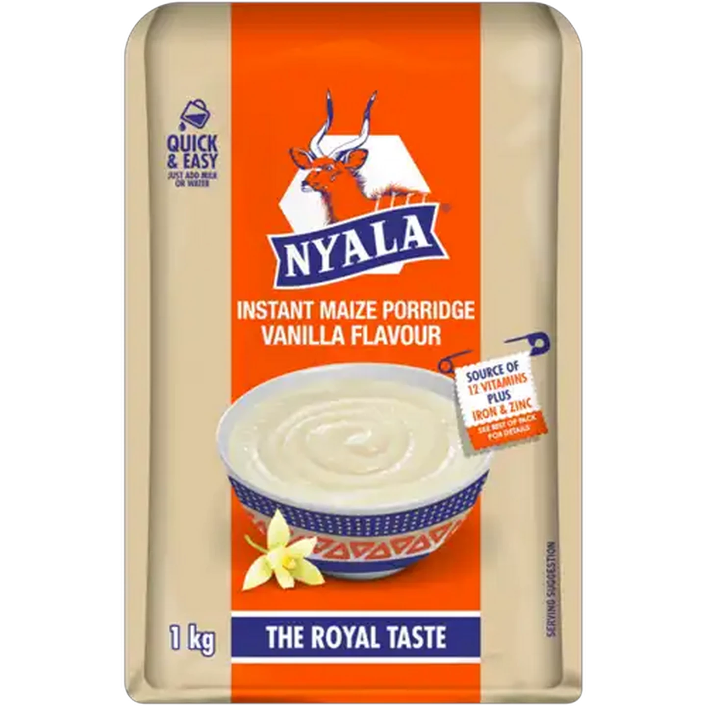 Image of Nyala Vanilla Flavoured Instant Maize Porridge 1kg