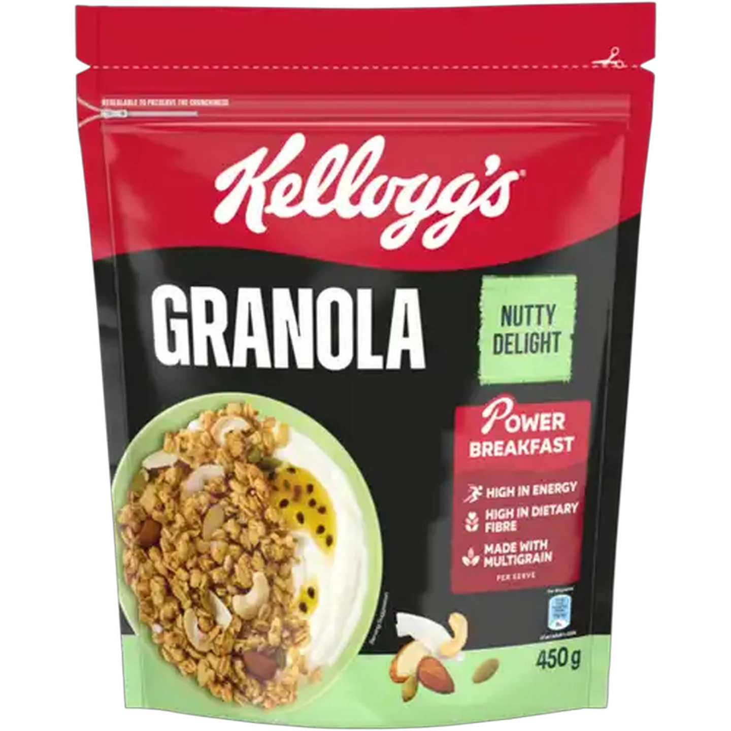 Image of Kellogg's Nutty Delight Granola 450g