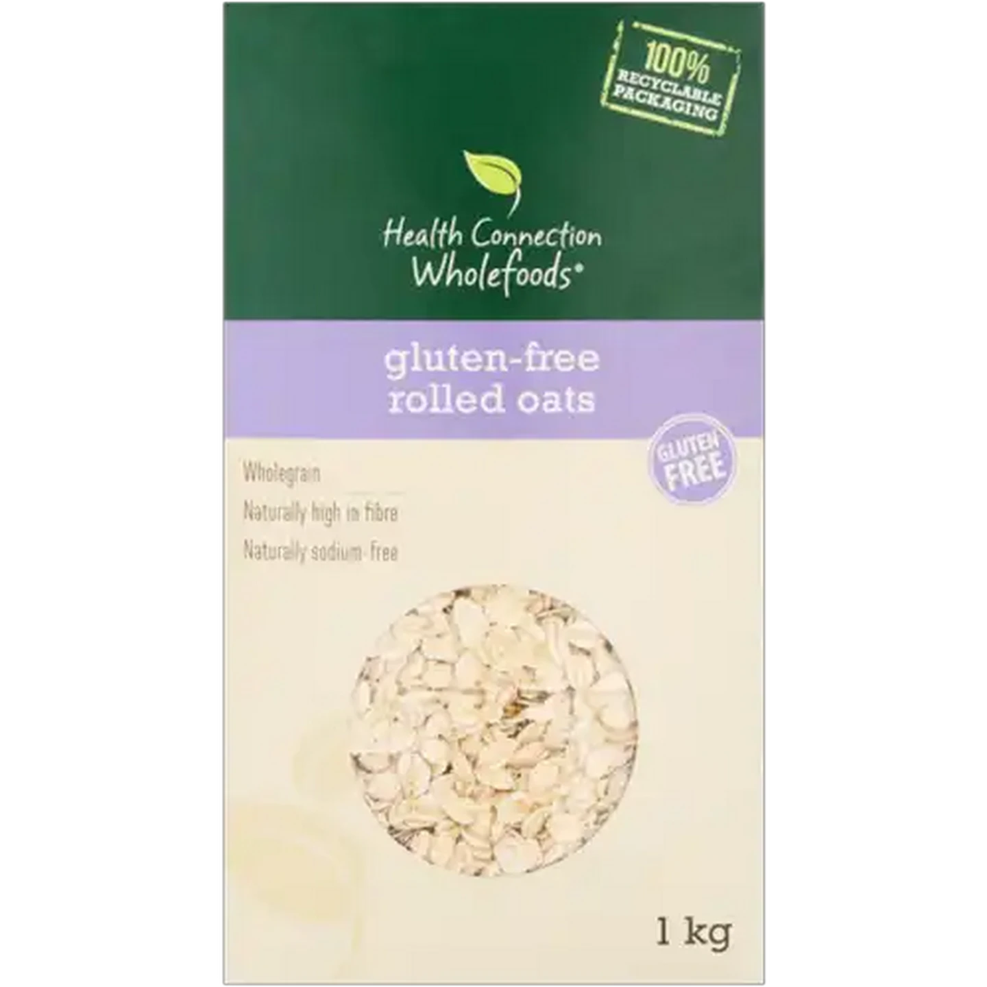 Image of Health Connection Wholefoods Gluten-Free Rolled Oats 1kg