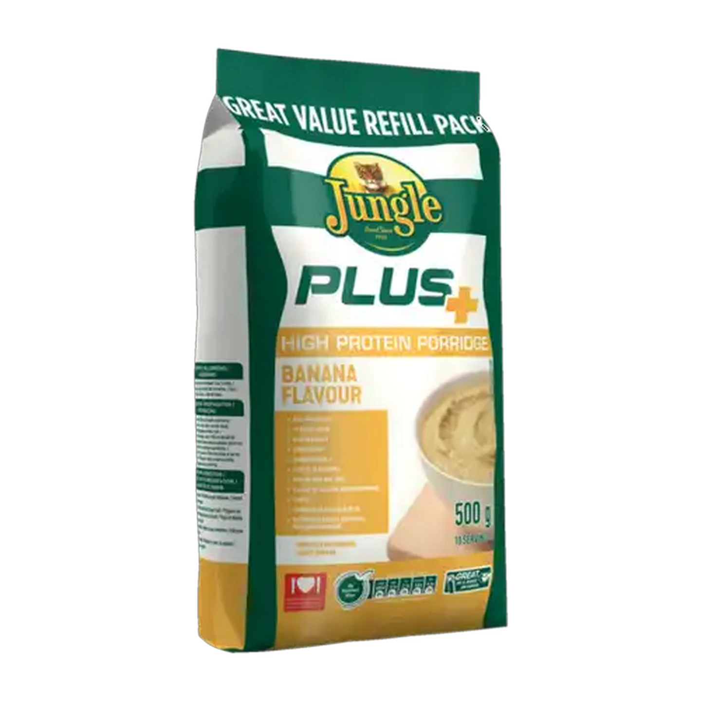 Image of Jungle Plus Banana Flavoured Porridge 500g