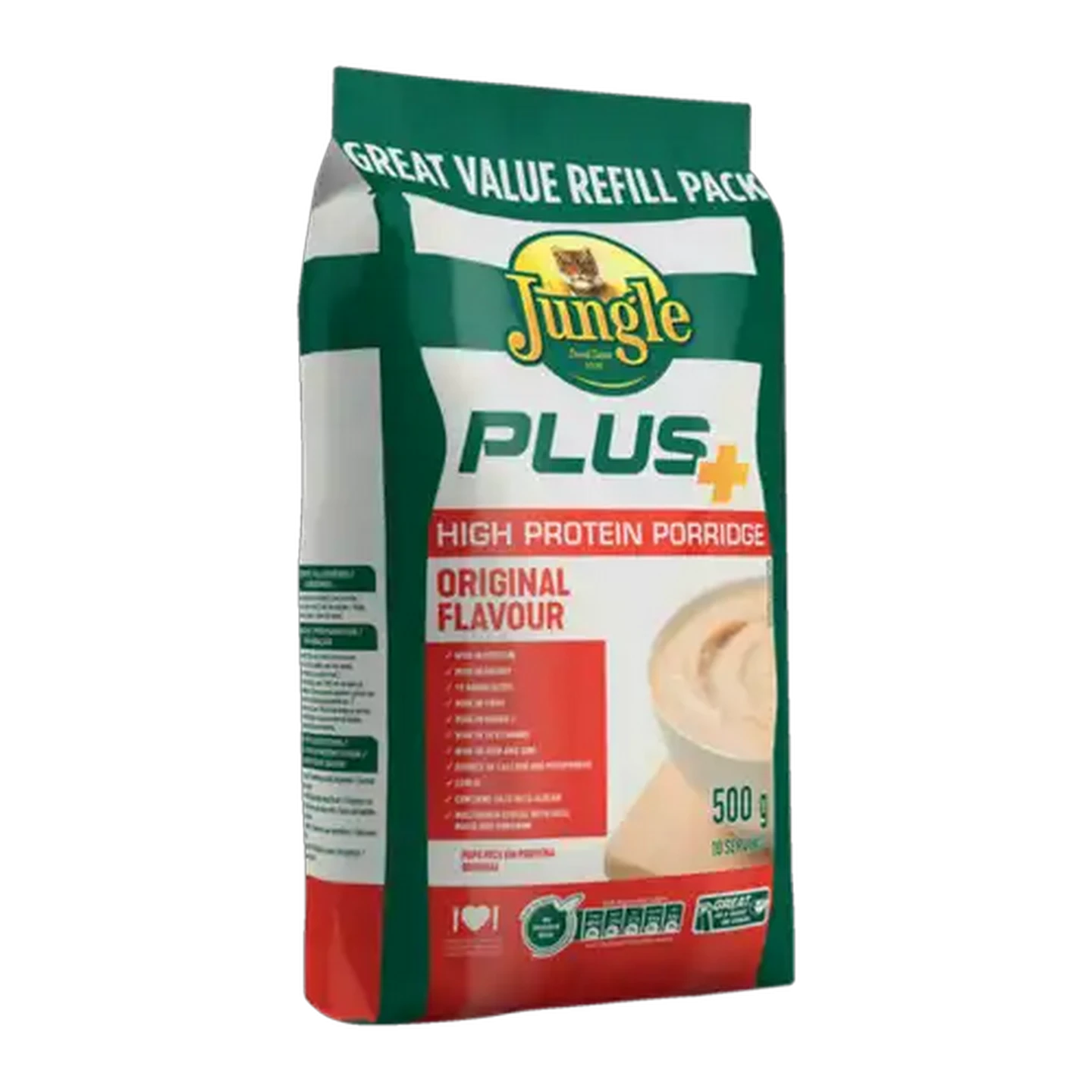 Image of Jungle Plus Original Flavoured Porridge 500g