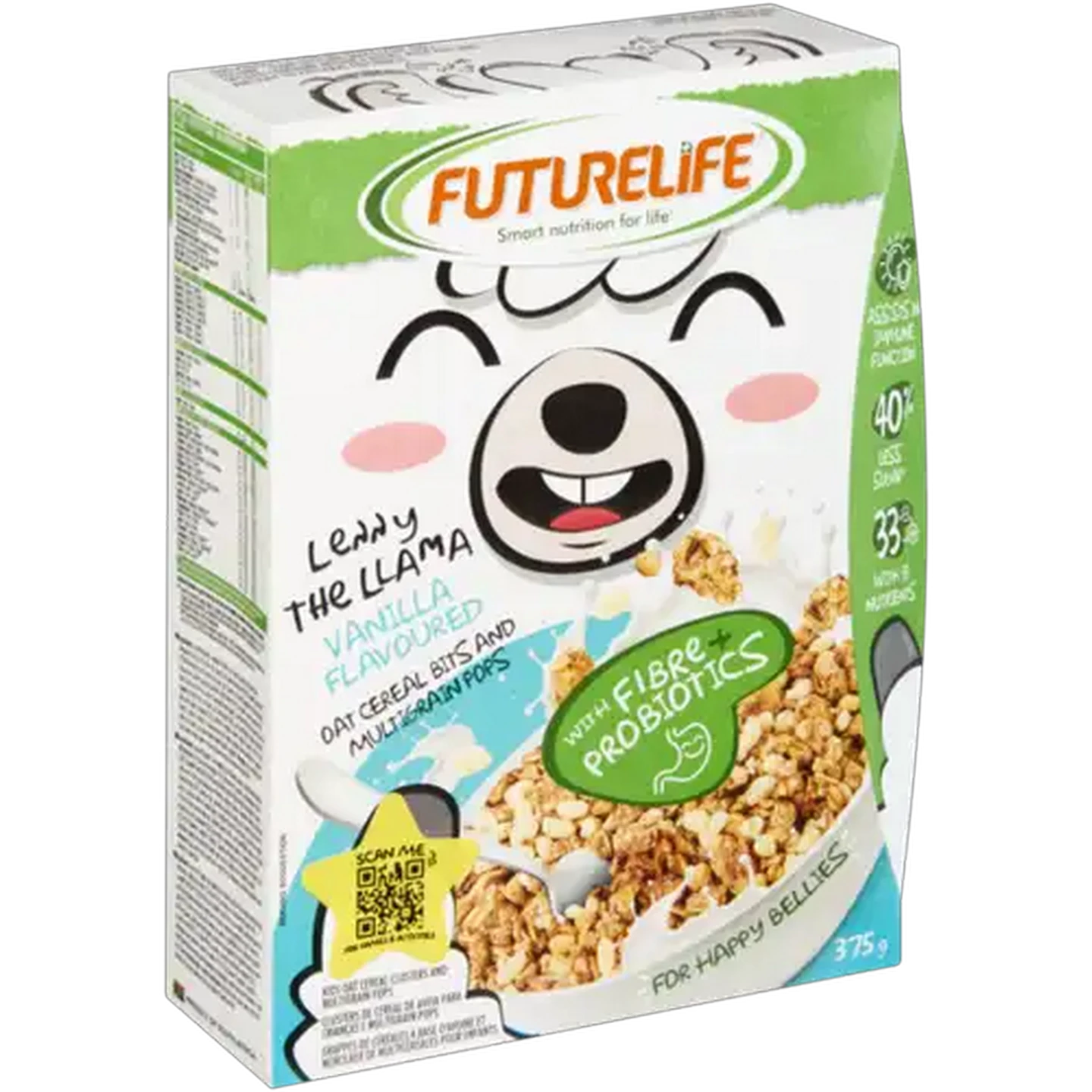 Image of FUTURELIFE Kids Vanilla Flavoured Oat Cereal Bits & Multigrain Pops 375g