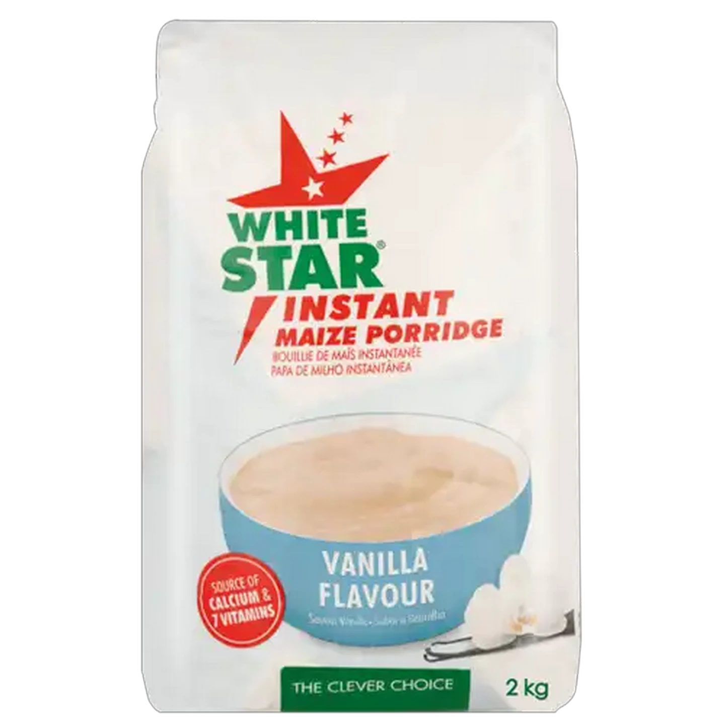 Image of White Star Instant Vanilla Flavoured Maize Porridge 2kg