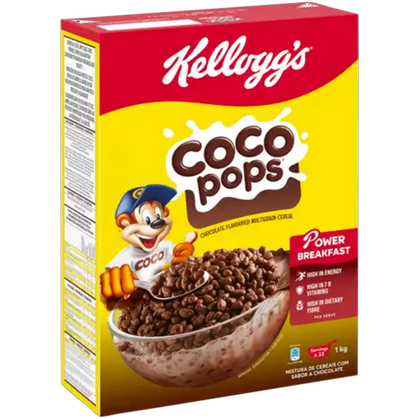 Image of Kellogg's Coco Pops Chocolate Flavoured Multigrain Cereal 1kg