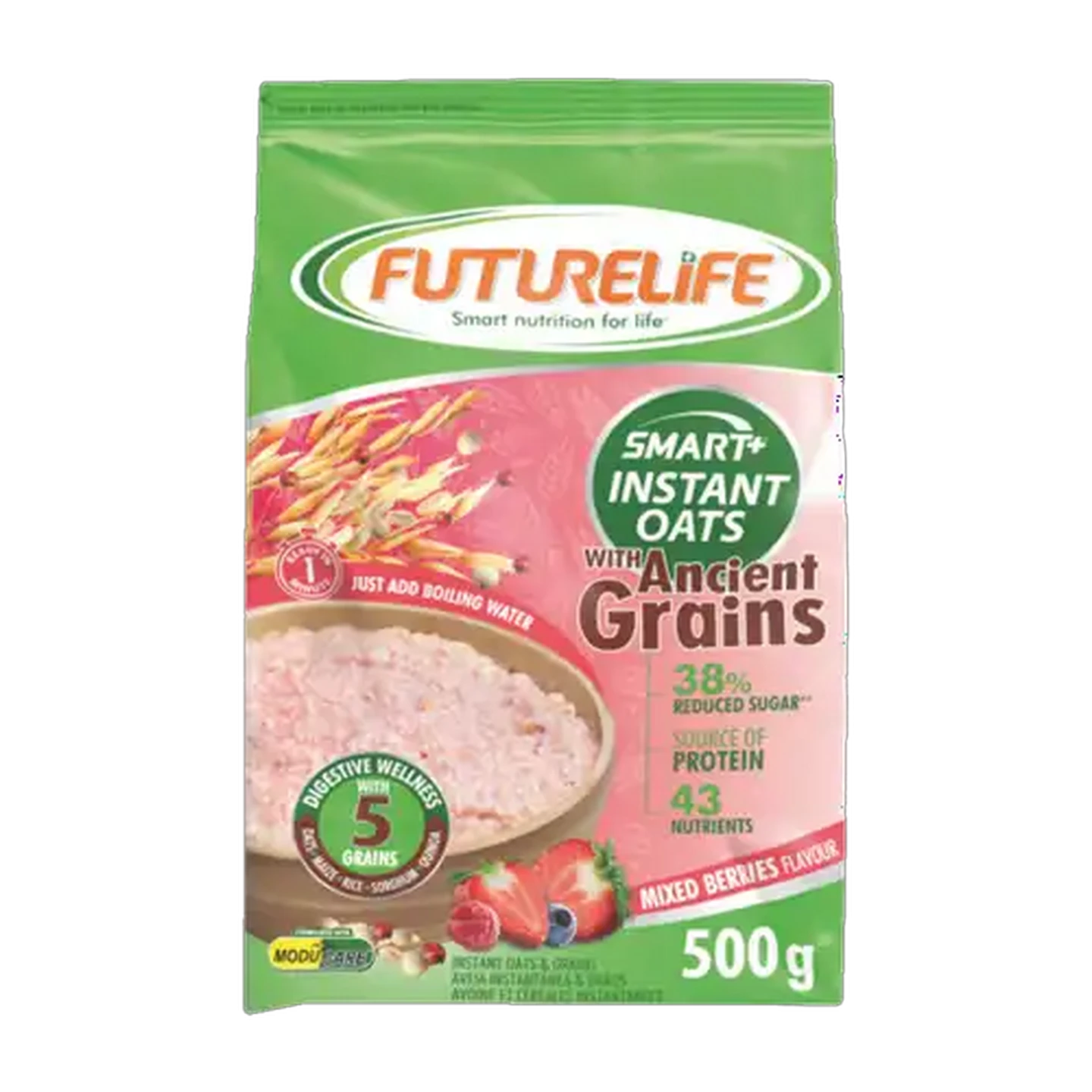 Image of FUTURELIFE Mixed Berry Flavoured Smart Oats 500g