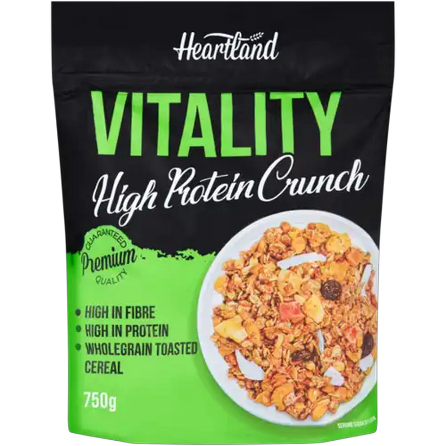 Image of Heartland Vitality High Protein Crunch Muesli 750g