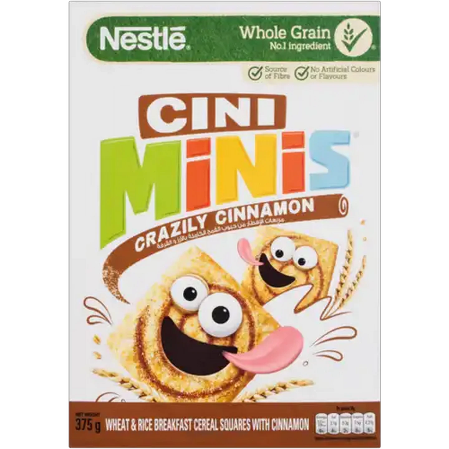 Image of Nestlé Cini Minis Crazily Cinnamon Cereal 375g