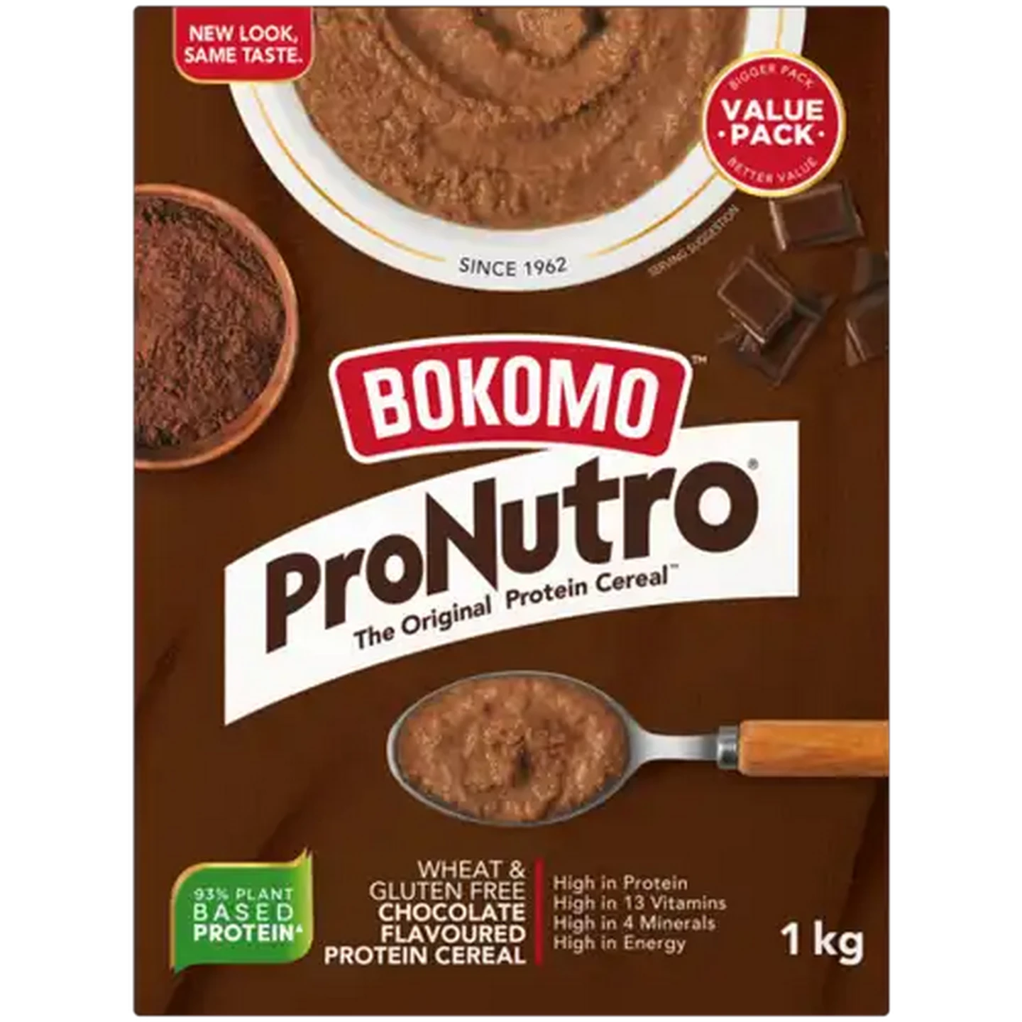Image of ProNutro Wheat & Gluten Free Chocolate Flavoured Protein Cereal 1kg