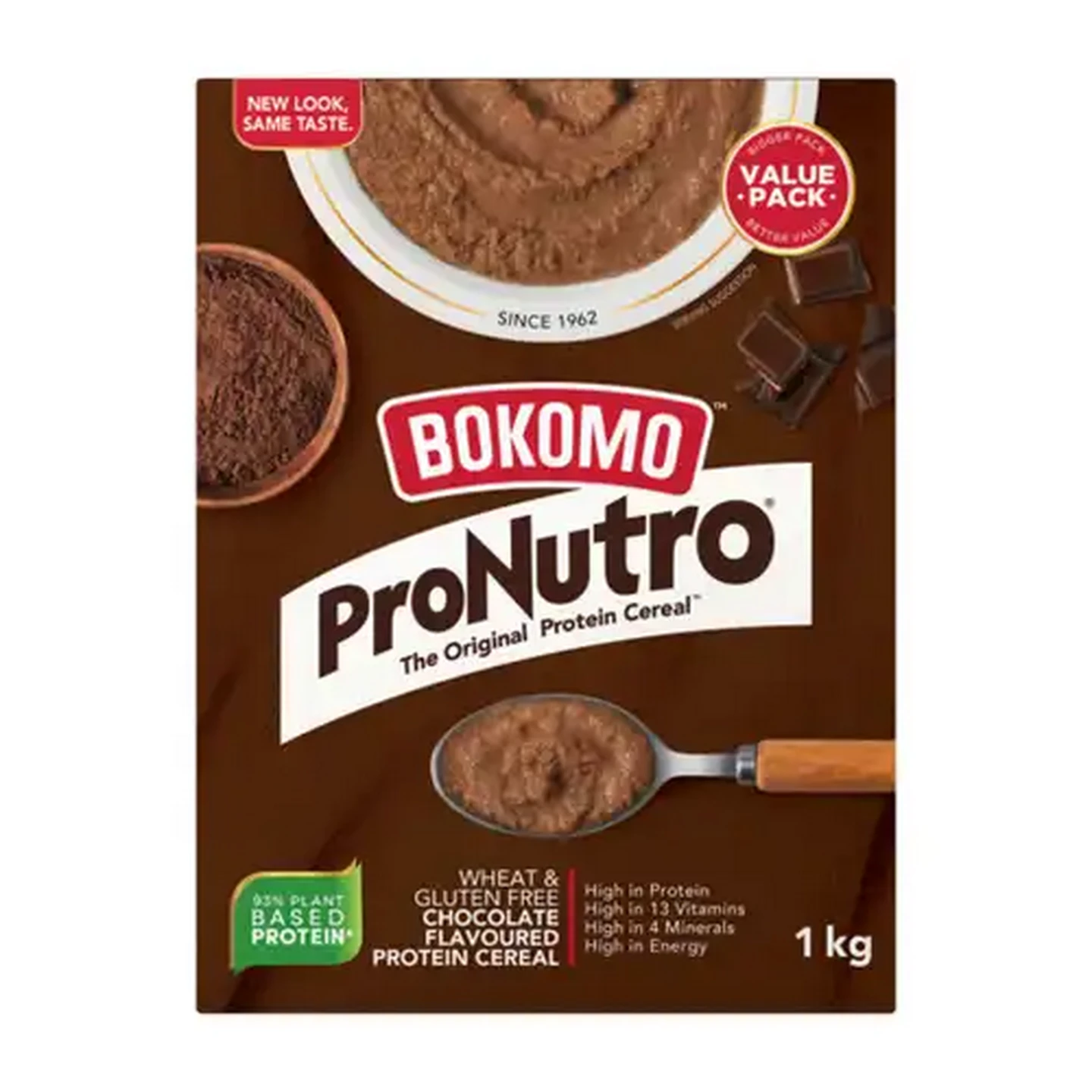 Image of ProNutro Wheat & Gluten Free Chocolate Flavoured Protein Cereal 1kg