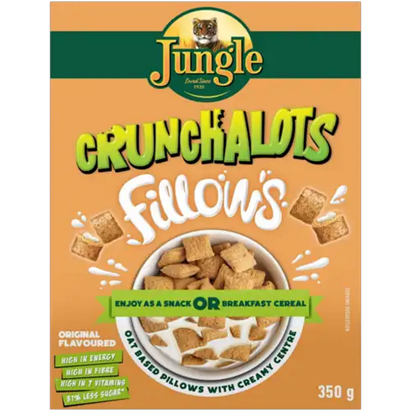 Image of Jungle Original Crunchalots Fillows Cereal 350g