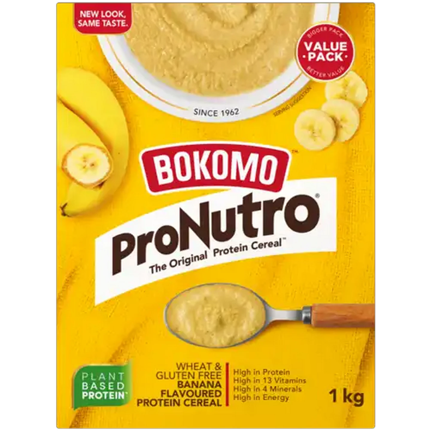 Image of ProNutro Wheat & Gluten Free Banana Flavoured Protein Cereal 1kg