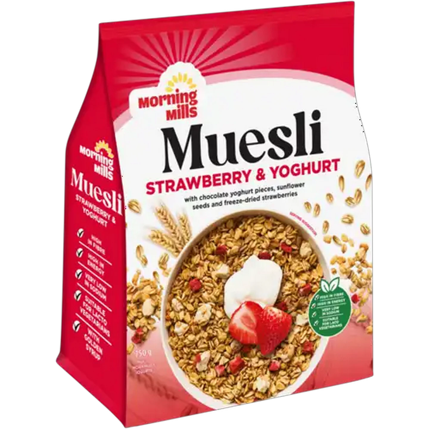 Image of Morning Mills Strawberry & Yoghurt Muesli 750g