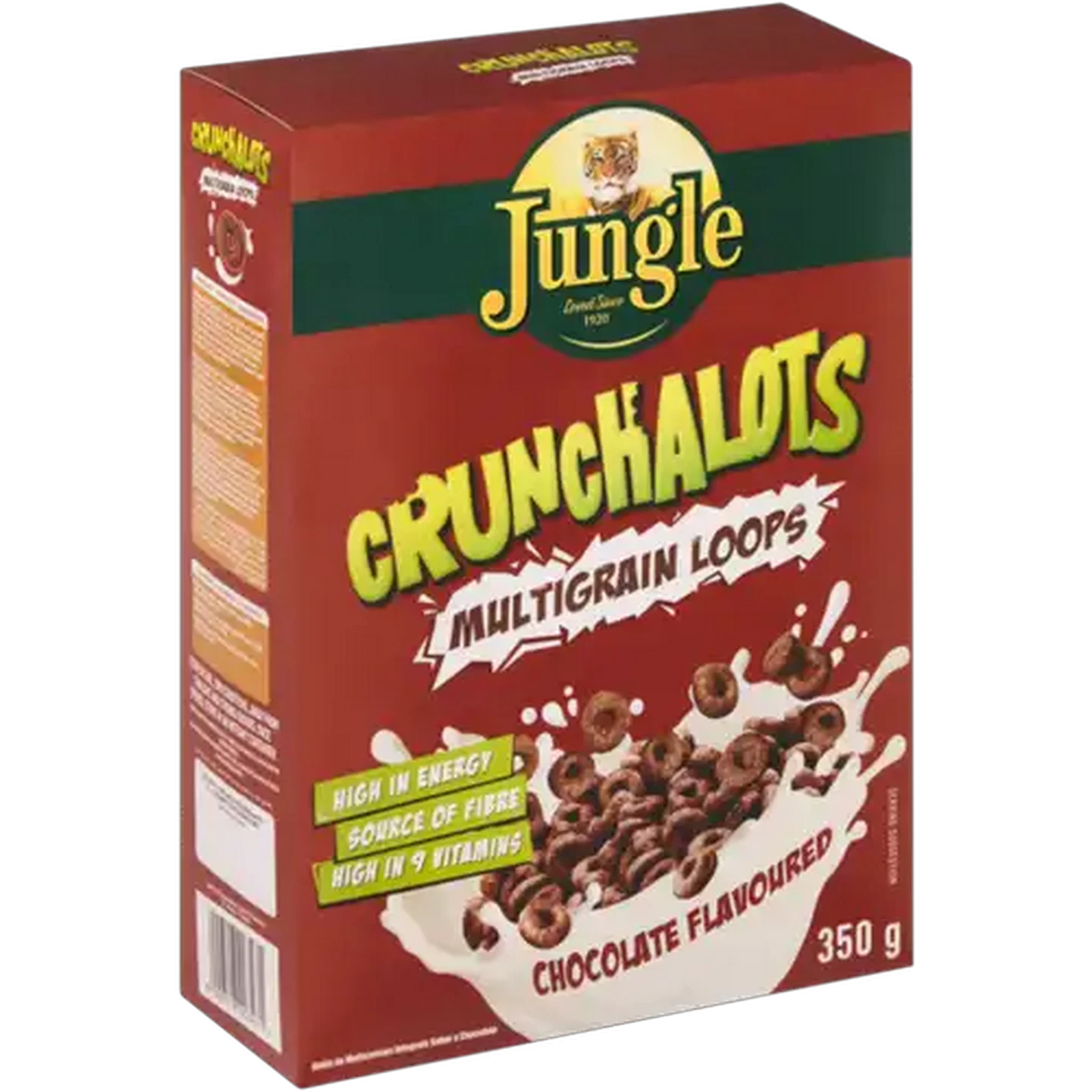 Image of Jungle Crunchalots Chocolate Flavoured Multigrain Loops 350g