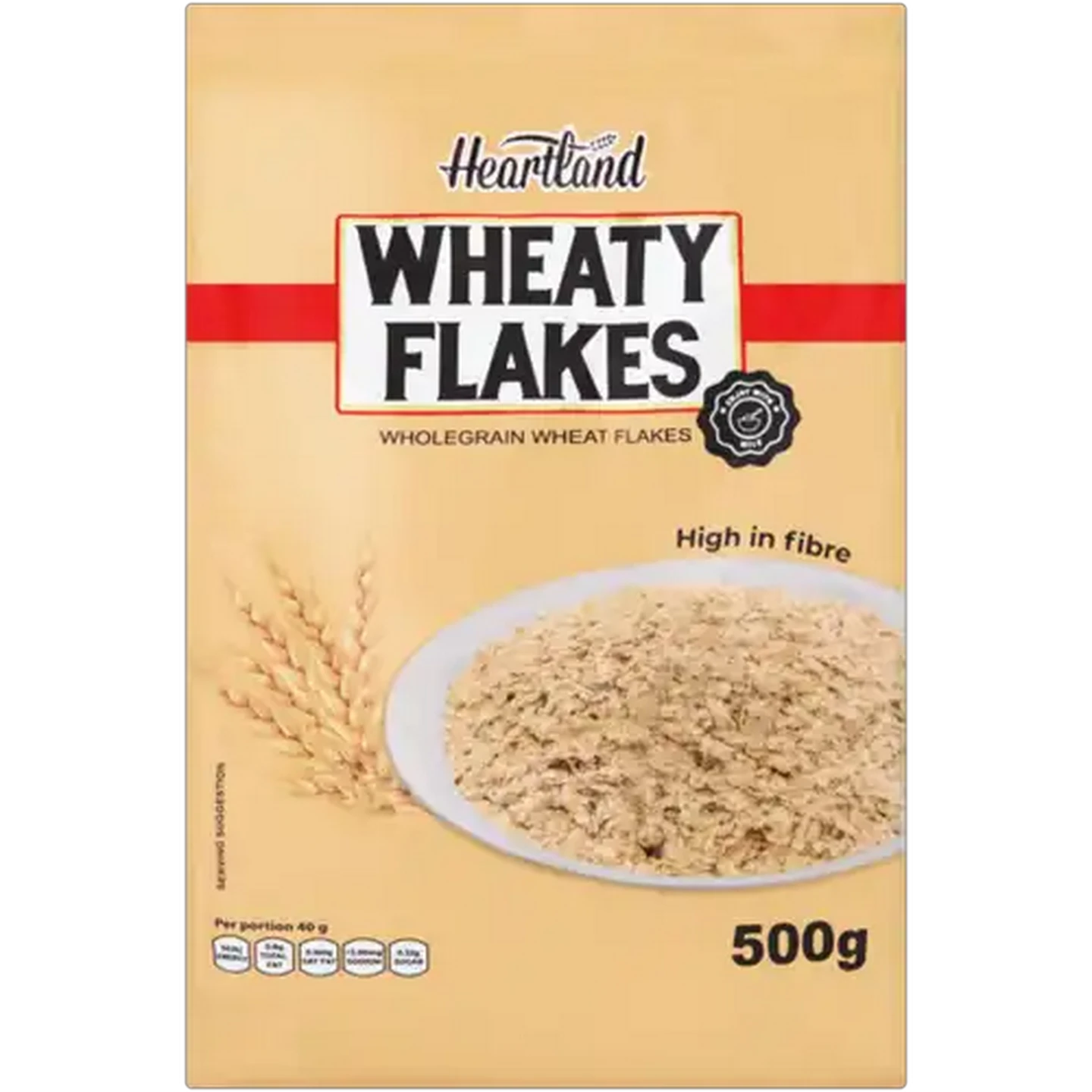Image of Heartland Wheaty Flakes 500g