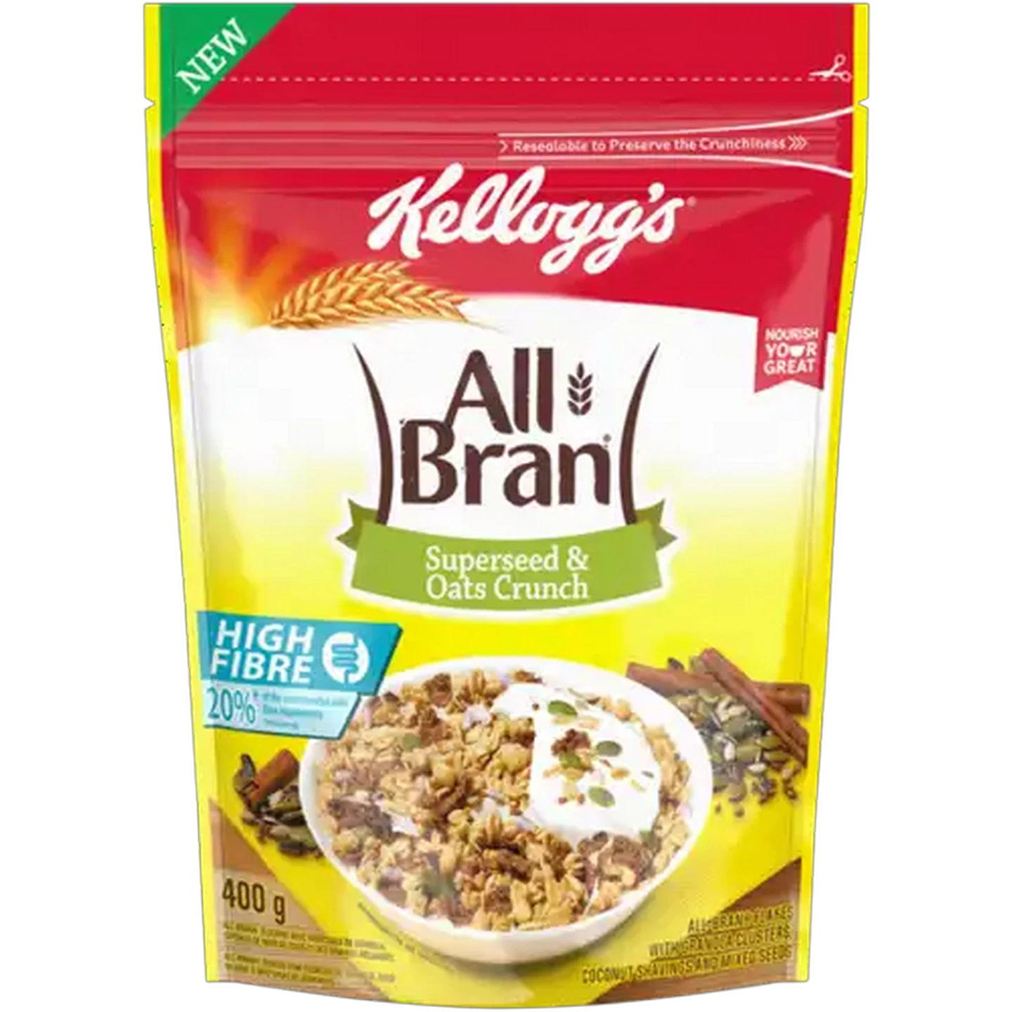 Image of All-Bran Flakes Superseed & Oats Crunch 400g