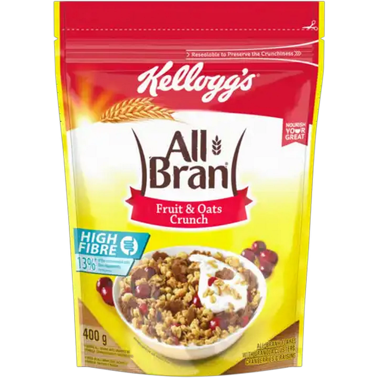 Image of All-Bran Flakes Fruit & Oats Crunch 400g