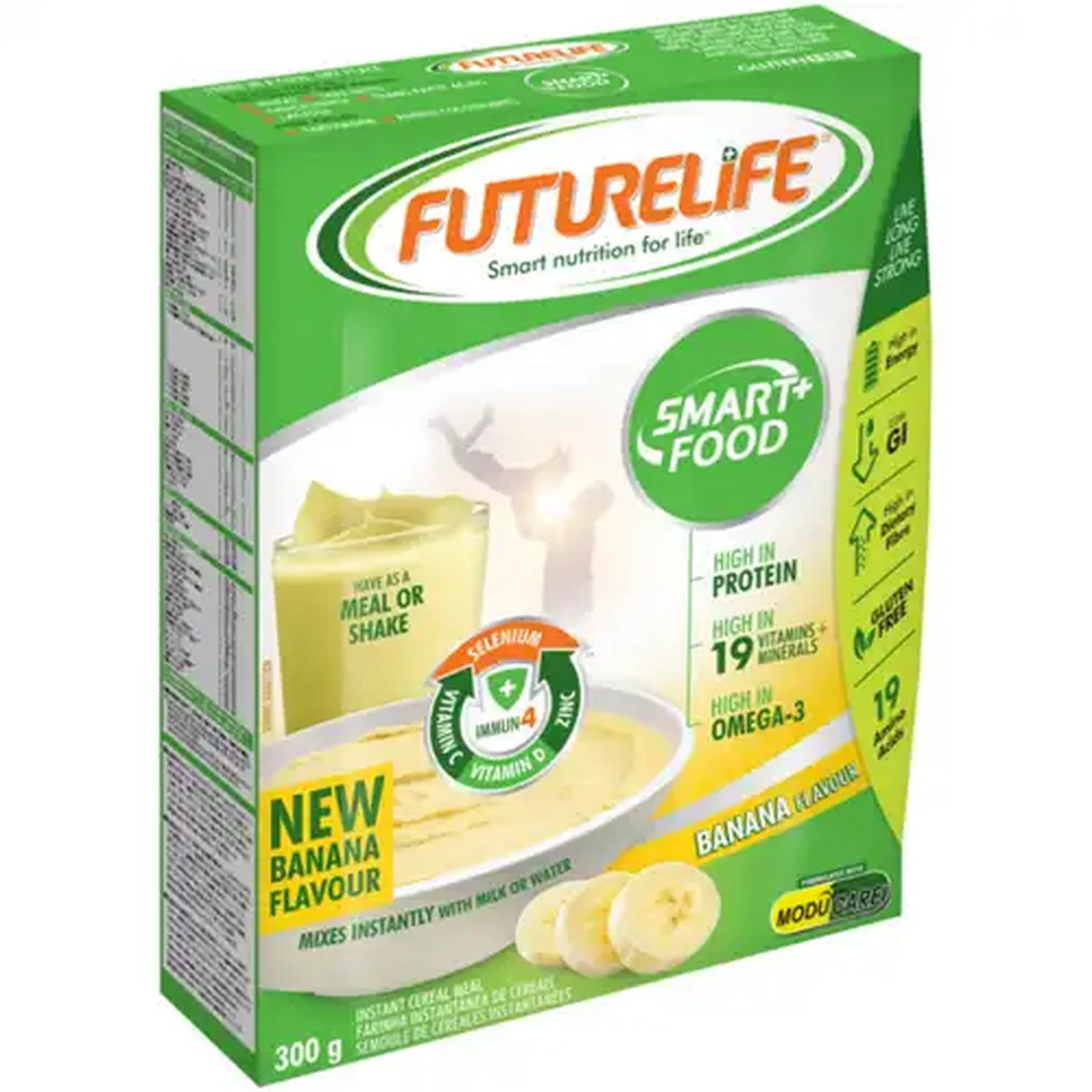 Image of FUTURELIFE Smart Food Banana Flavour Instant Cereal Meal 300g