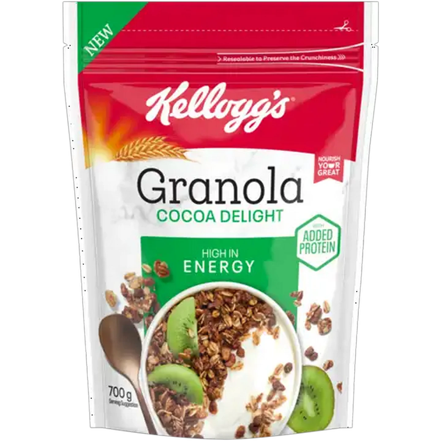 Image of Kellogg's Cocoa Delight Granola 700g