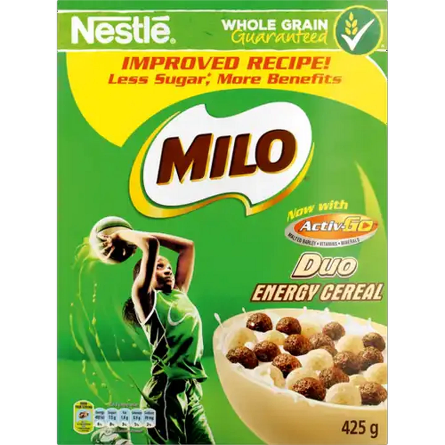 Image of Milo Duo Energy Cereal 425g