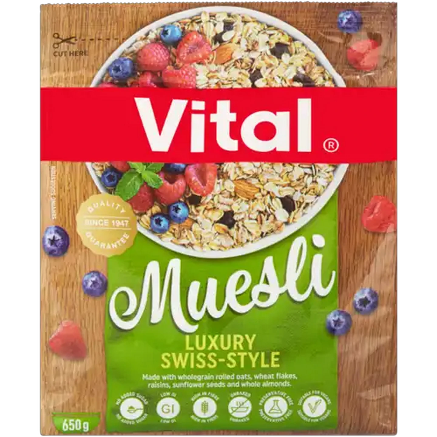 Image of Vital Luxury Swiss-Style Muesli 650g