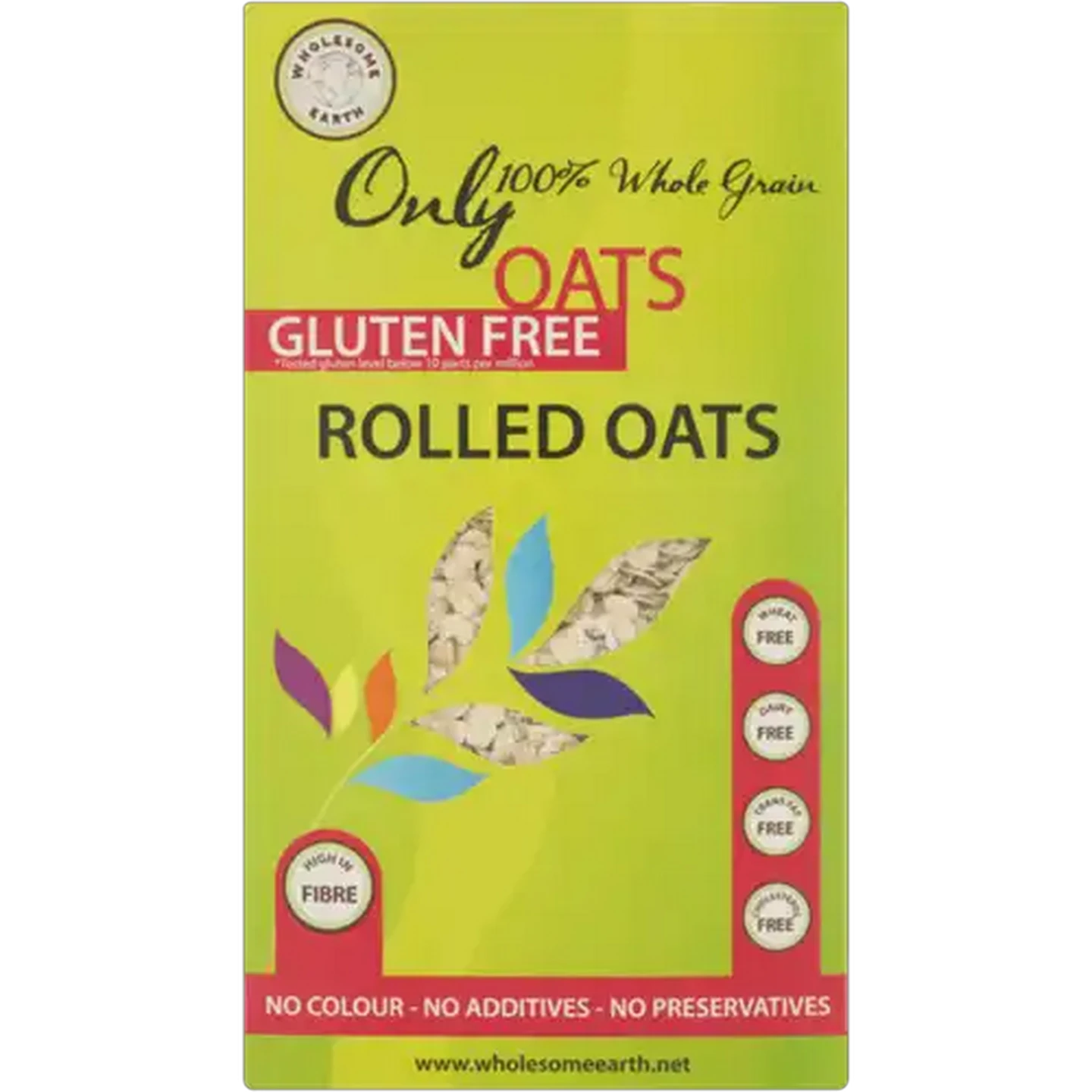 Image of Wholesome Earth Gluten Free Rolled Oats 500g