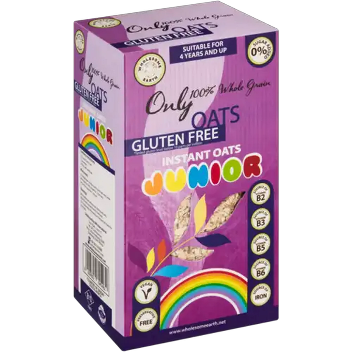 Image of Wholesome Earth Only Oats Gluten Free Junior Instant Oats 300g