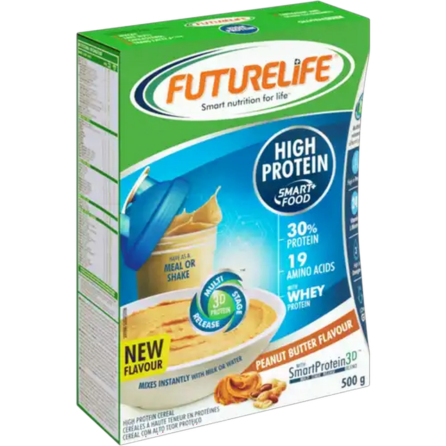 Image of FUTURELIFE High Protein Smart Food Peanut Butter Flavour Cereal 500g