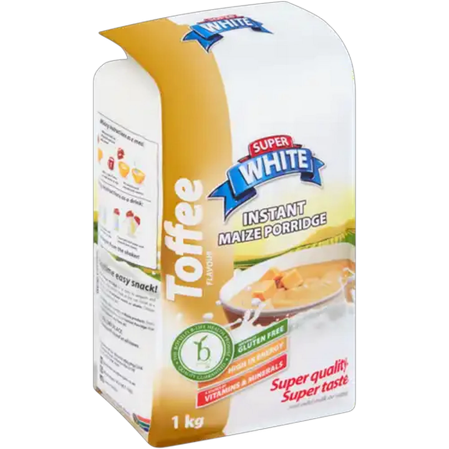 Image of Super White Toffee Flavour Instant Maize Porridge 1kg