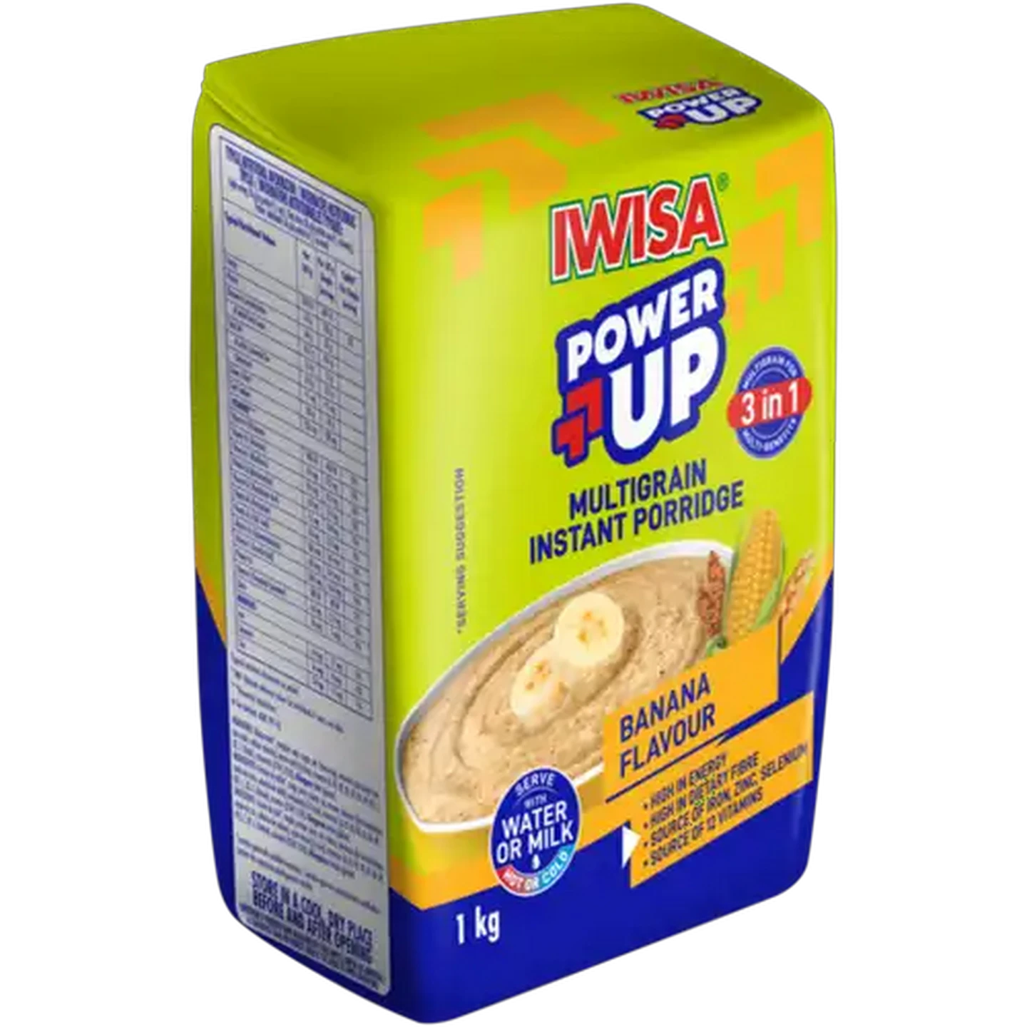 Image of Iwisa No.1 Power Up Banana Flavour Multigrain Instant Porridge 1kg